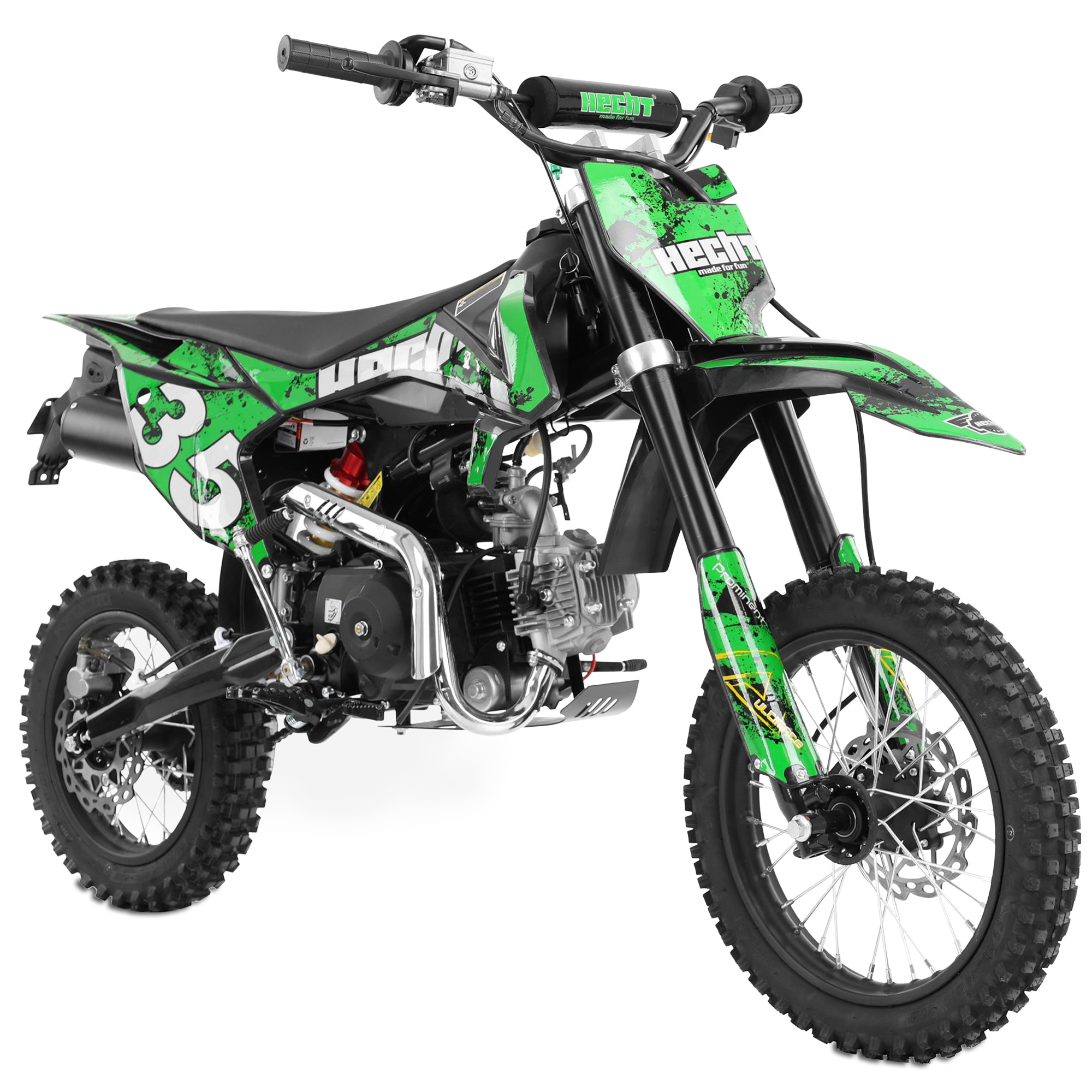 Hecht 51125 Green - 125 ccm Motorcrossbike