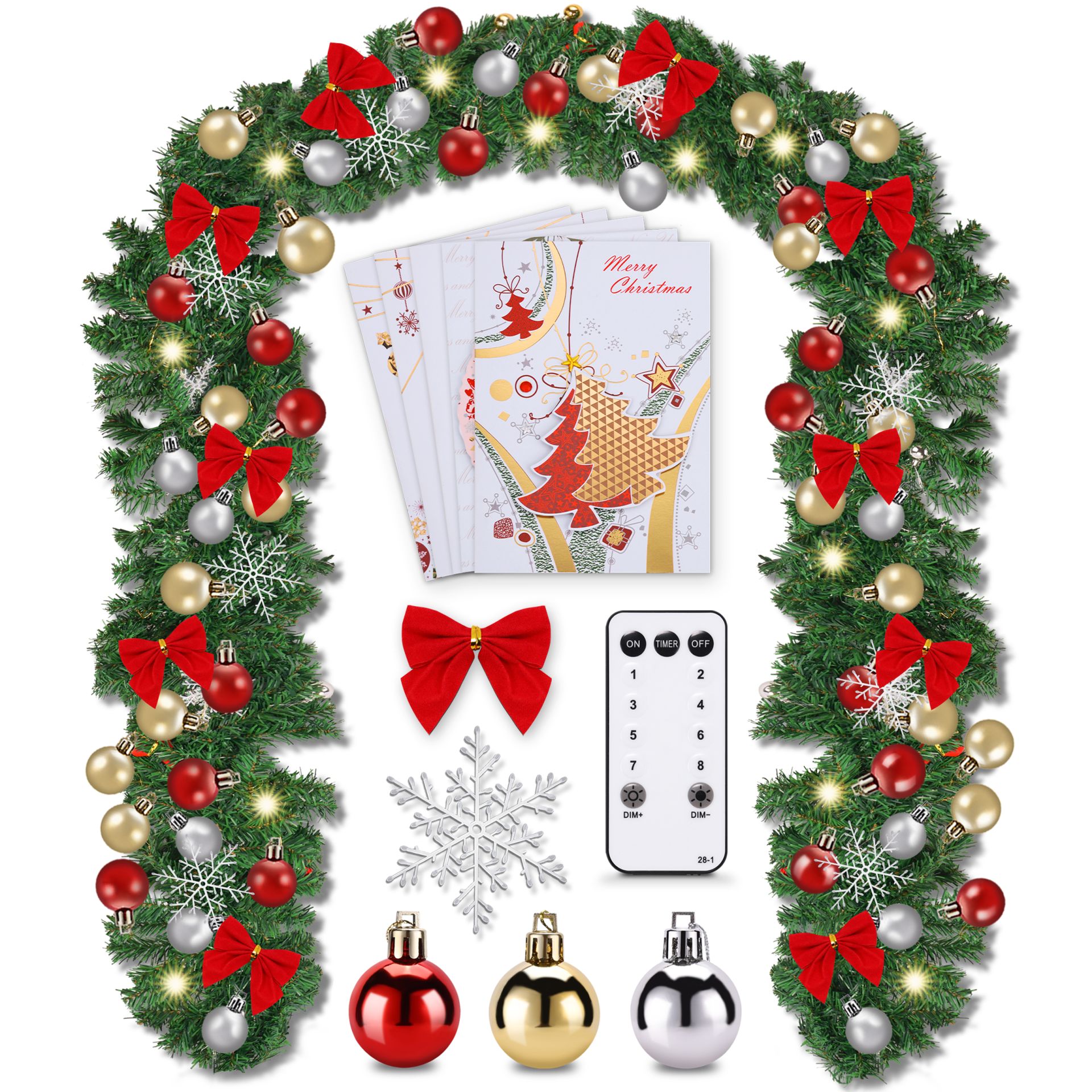 ONBEST, Weihnachtsgirlande 5m, Artikelnummer 44199 ONBEST, Weihnachtsgirlande 5m, Artikelnummer 44199