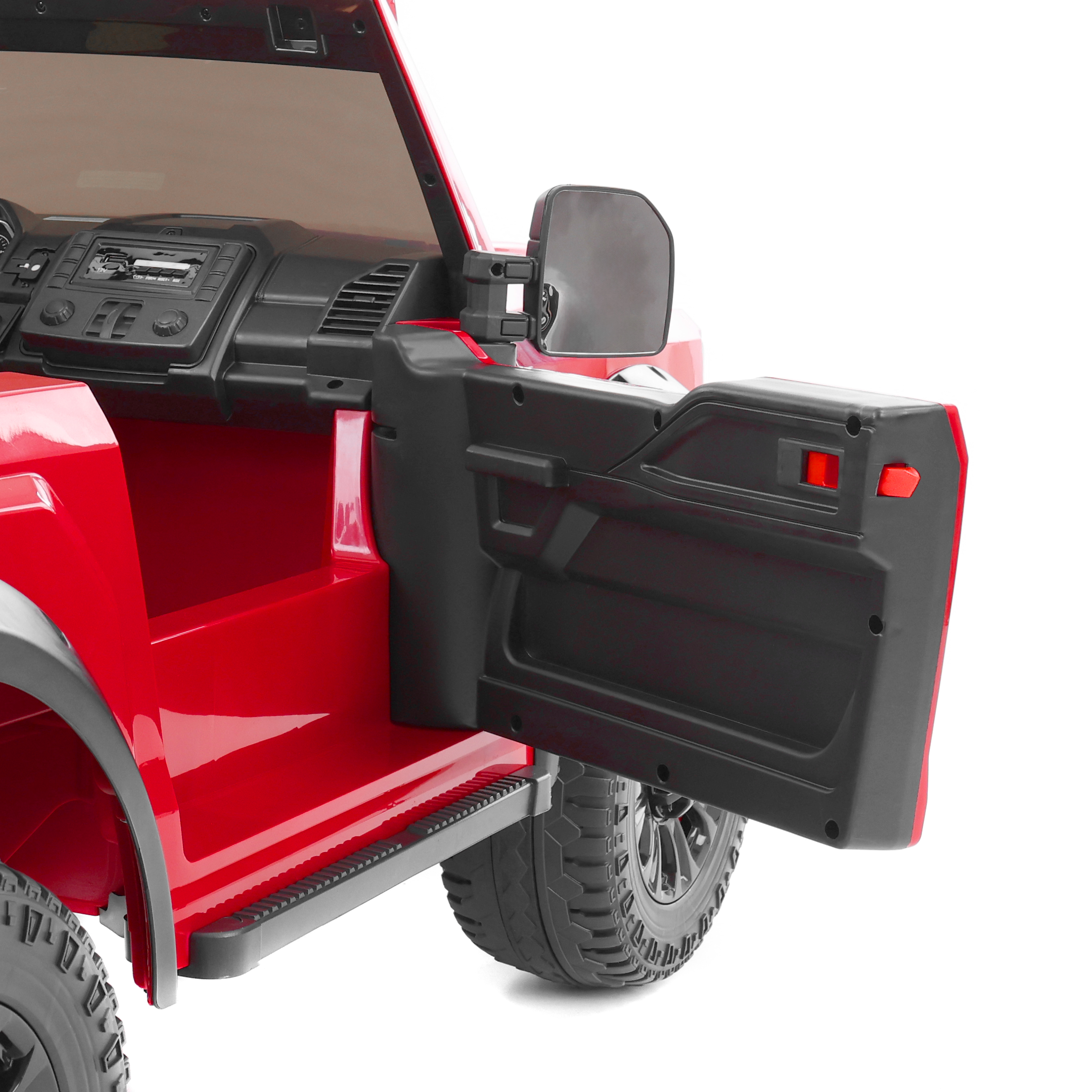 Kinderauto Allrad HECHT Ford F450 RED mit vier starken Elektromotoren