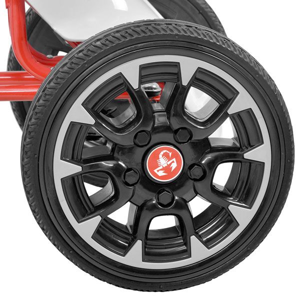 HECHT ABARTH Tretkart White Tretkart für spannende Fahrten HECHT ABARTH Tretkart White Tretkart für spannende Fahrten