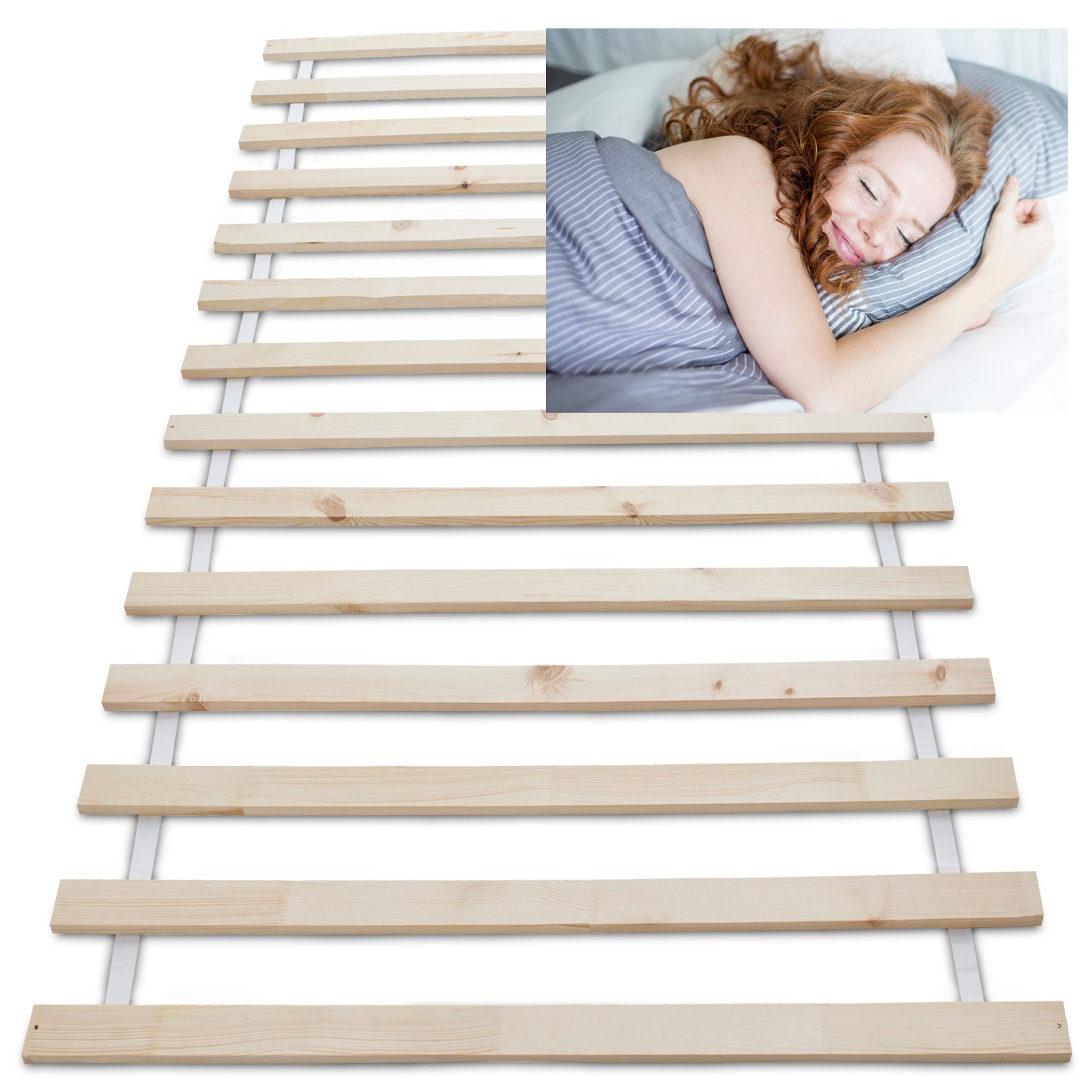 Stabiles Lattenrost 140x200 cm mit Schlafkomfort-Garantie – Wolkenland Qualität