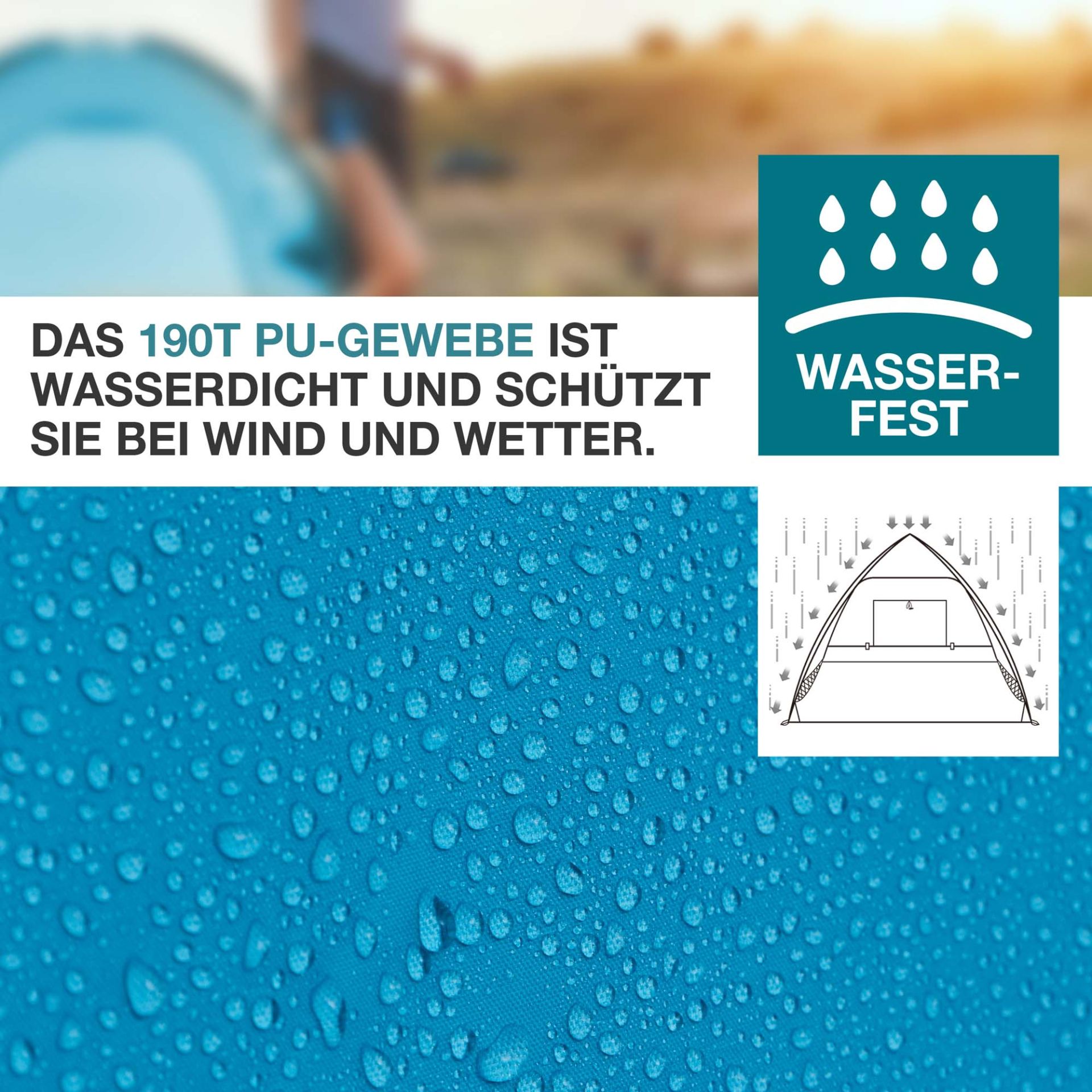 Tom Strandmuschel BS-100; Wasserdicht