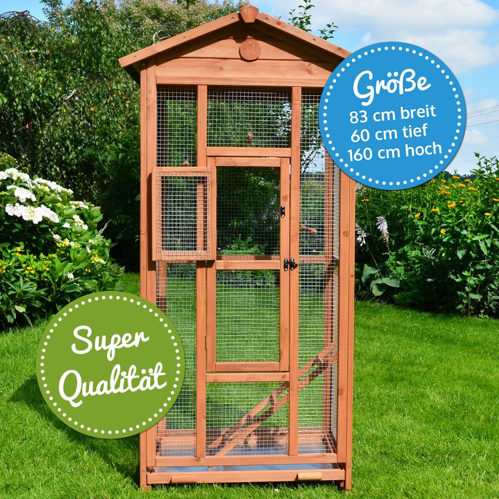 zooprinz Vogelvoliere Modell L Größe und Maße zooprinz Vogelvoliere Modell L Größe und Maße