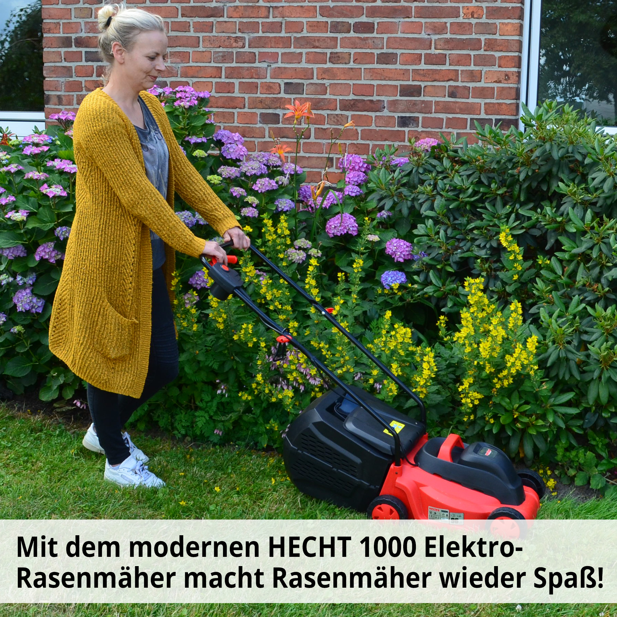 Elektro-Rasenmäher 1000 Watt Elektor Motor 
