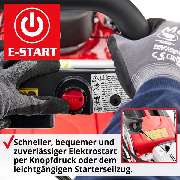 HECHT Benzin Rasenmäher »5484 SXE« Benzin Rasenmäher mit E-Start