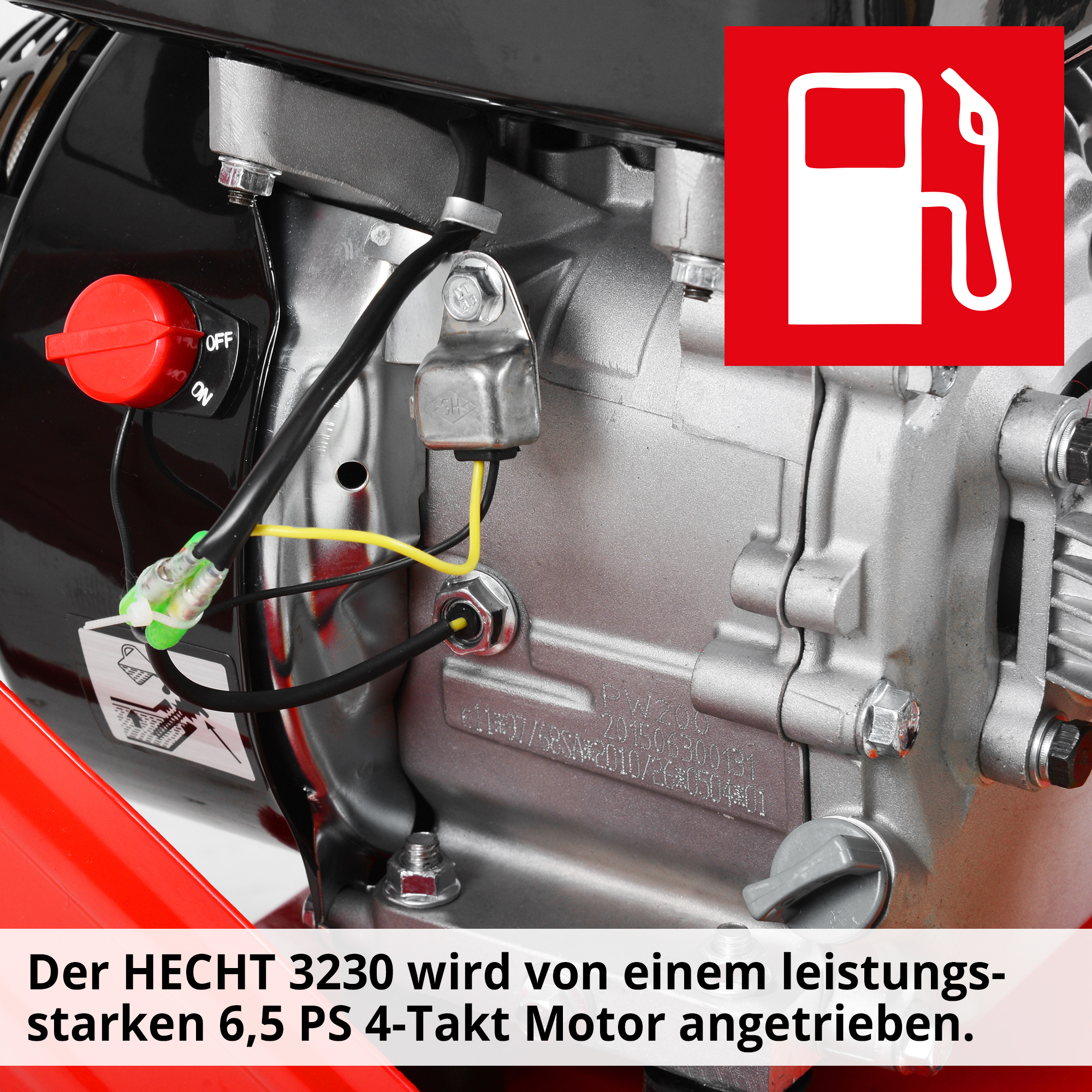 HECHT Benzin Hochdruckreiniger »3230« Benzin Hochdruckreiniger mit leistungsstarkem Motor 