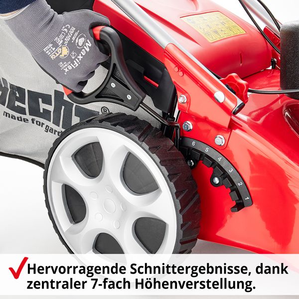 HECHT Benzin-Rasenmäher 548 SW Benzin-Rasenmäher mit verstellbarer Schnitthöhe