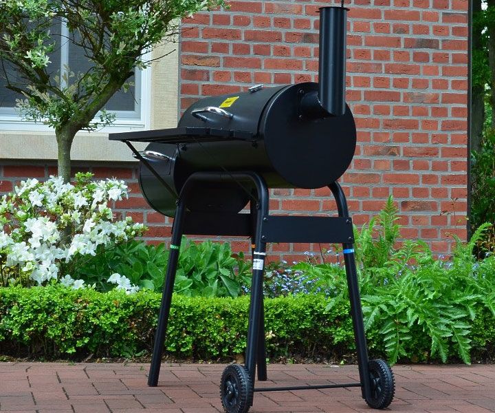 HECHT Luxus Smoker Grill »Sentinel Minor« mit Kamin