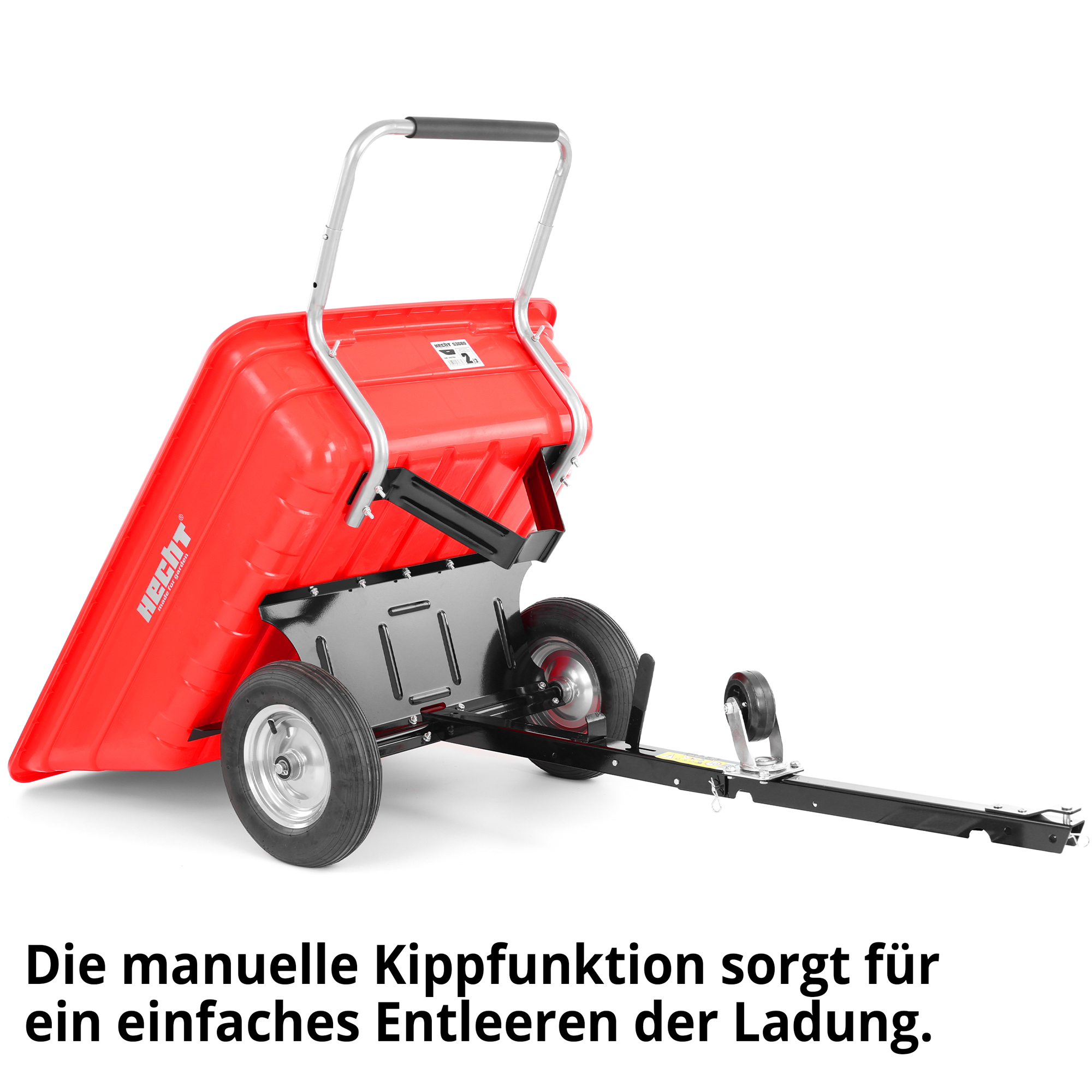 Hecht Transportwagen Gummiräder und Anhänger Halterung 
