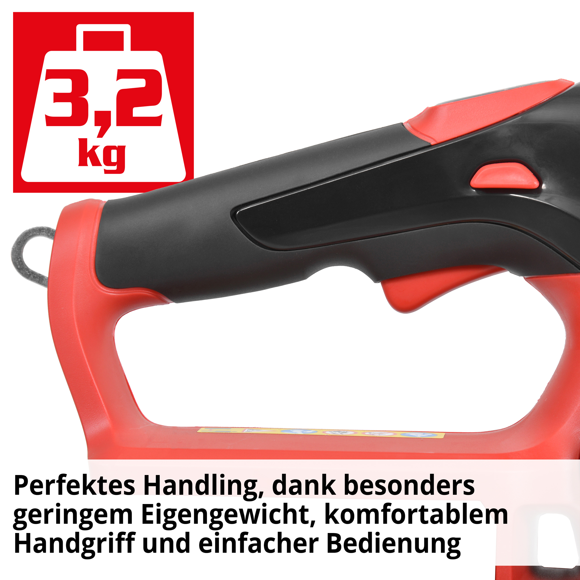 HECHT Akku Kettensäge 920 Akku Kettensäge mit komfortablem handgriff
