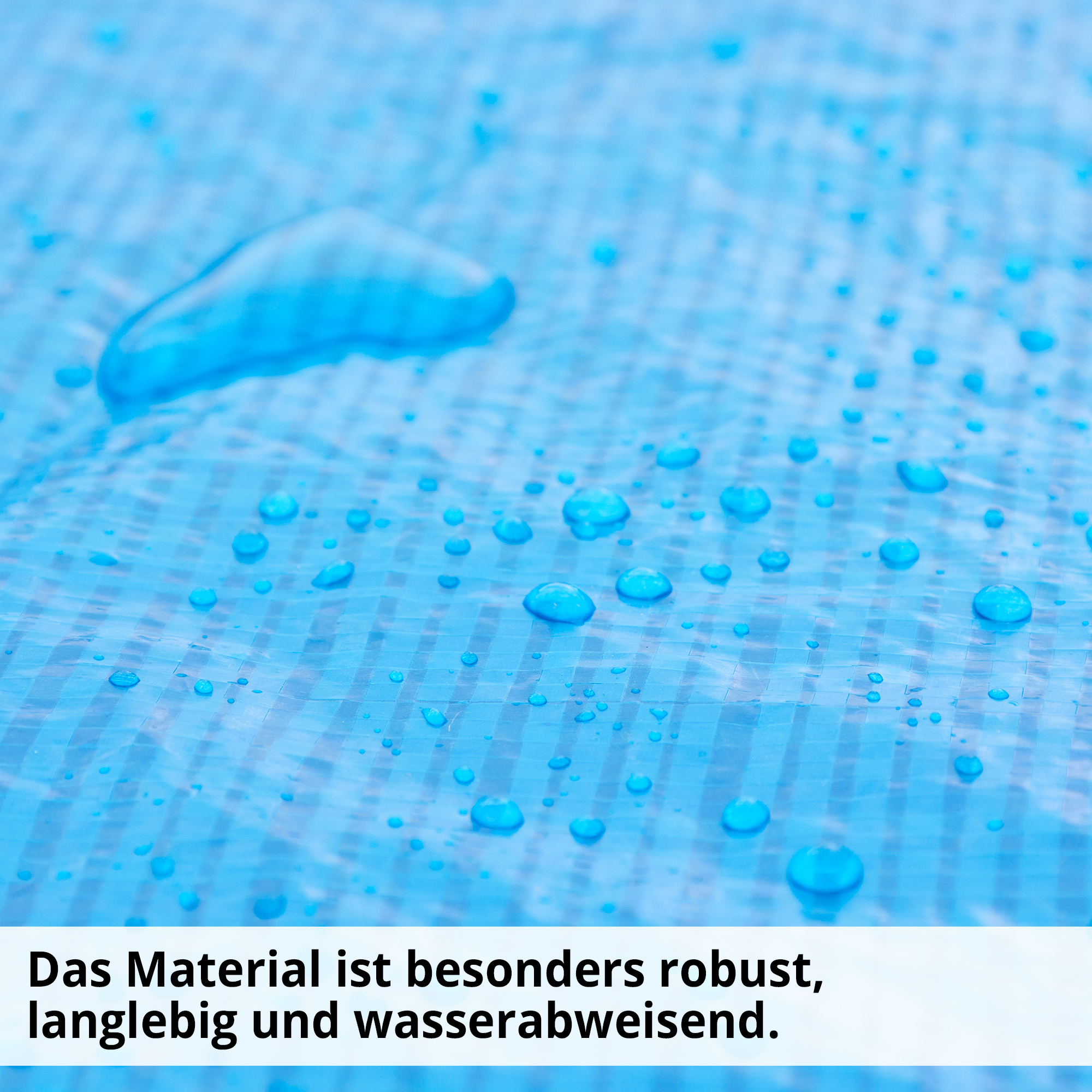 Hecht 000300 Poolabdeckung; Das Material ist besonders robust, langlebig und wasseranweisend