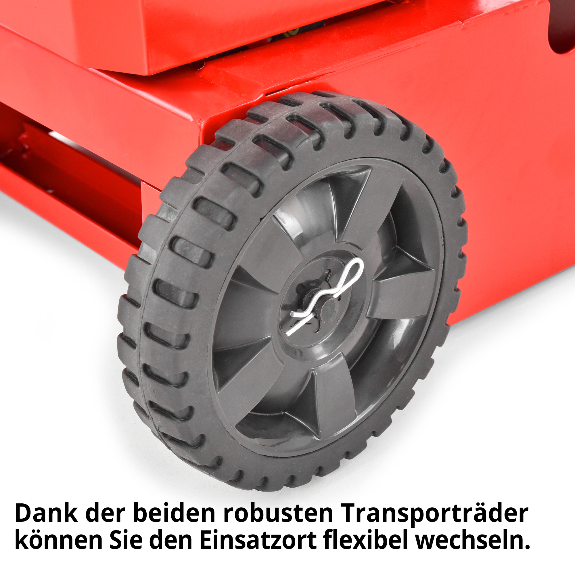 HECHT Hydraulikholzspalter 6810 Hydraulikholzspalter mit stabilen und robusten Rädern