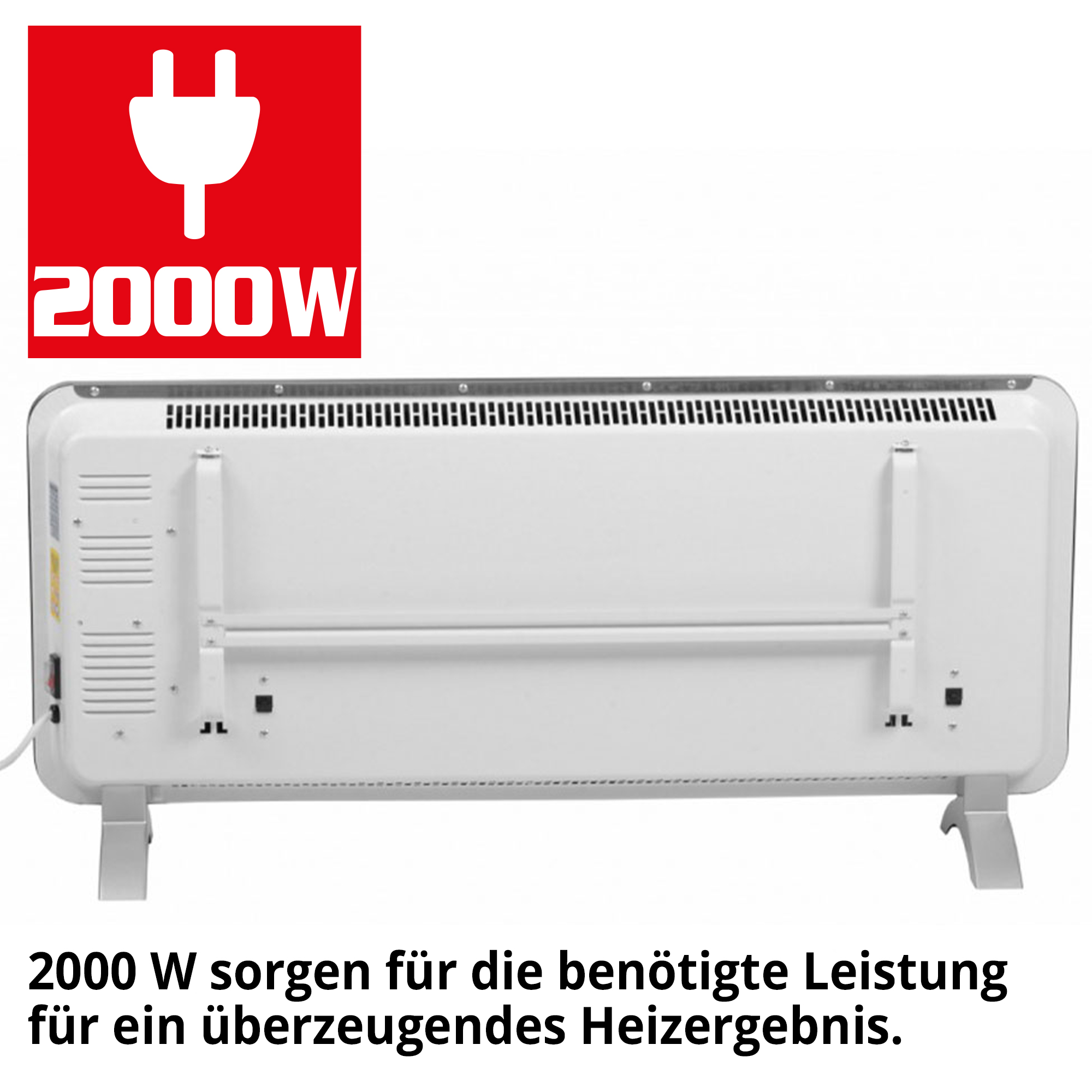 Heizpaneel; hohe 2000 Watt Heizleistung