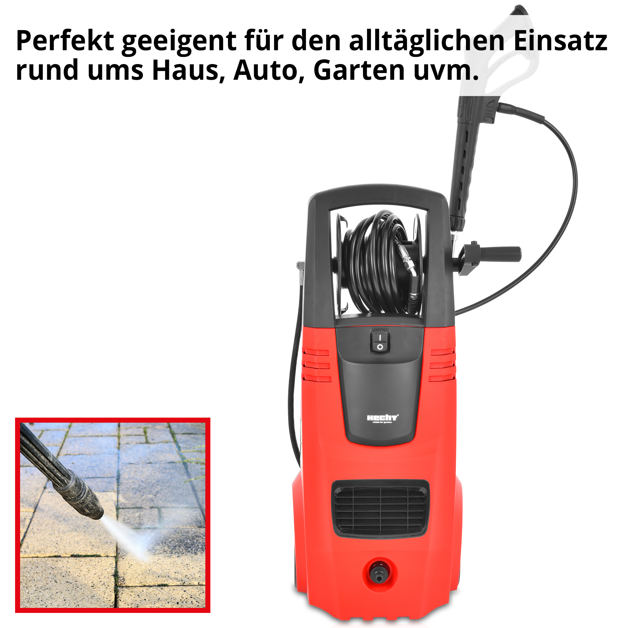 HECHT Elektro Hochdruckreiniger »326« Hochdruckreiniger mit großem Einsatzgebiet