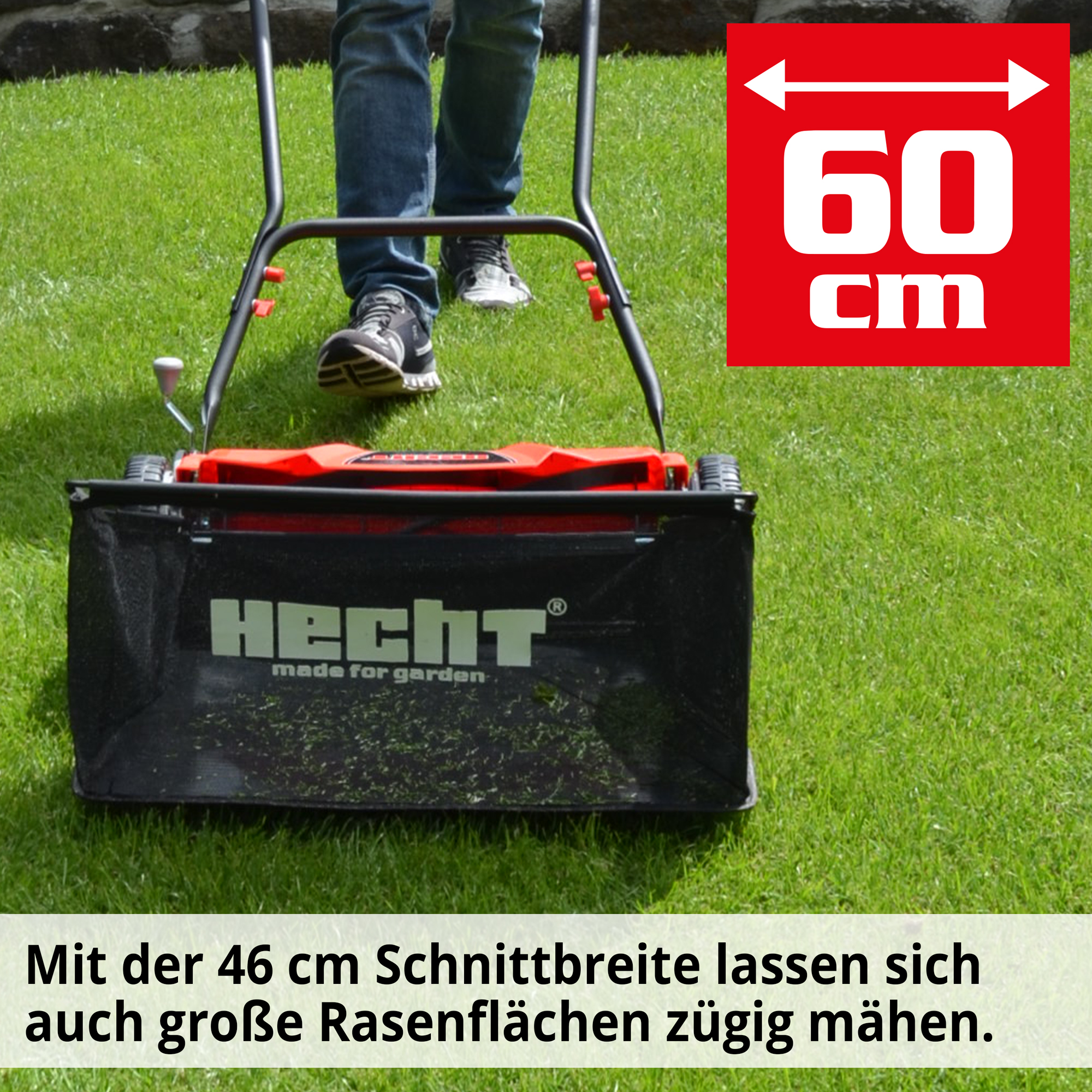 HECHT Spindelmäher »514« Spindelmäher mit hoher Schnittbreite 