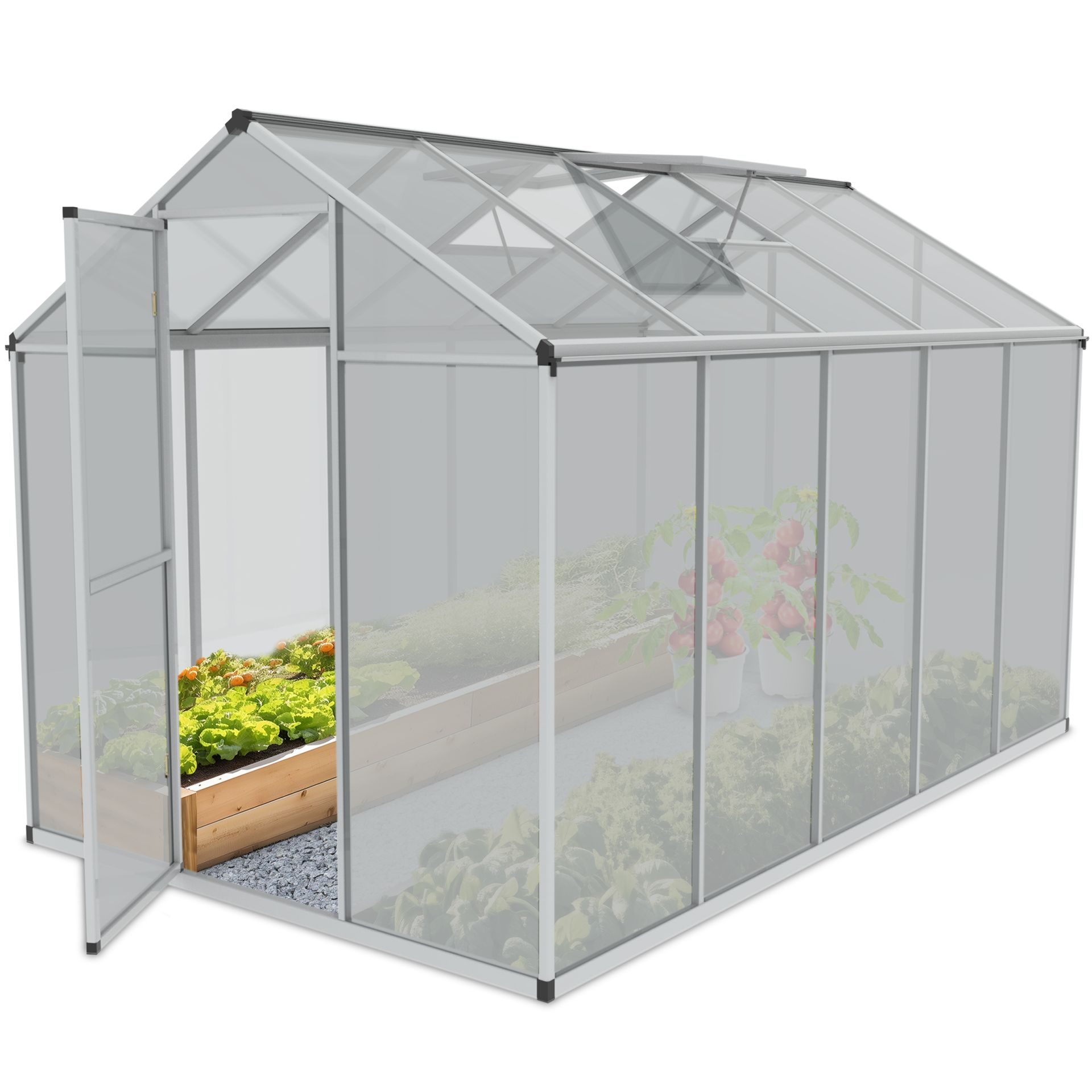ONBEST, Gewächshaus Aluminium XXL, Artikelnummer 44412