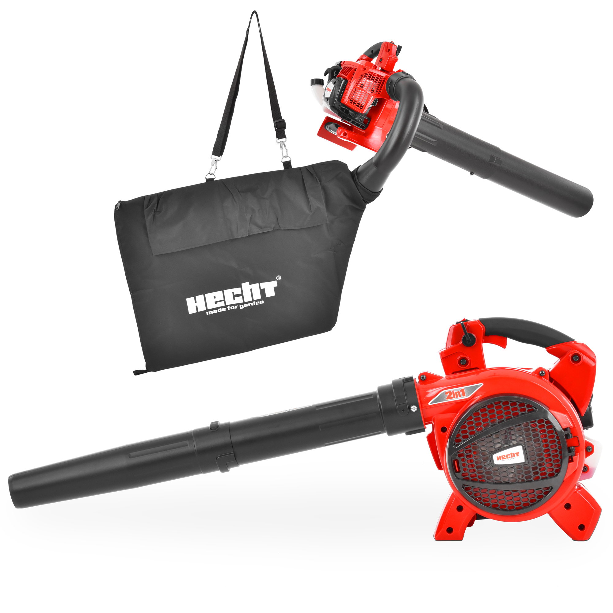  Hecht Gartenbläser mit leistungsstarken Getriebe für schnelles und effizientes arbeiten 