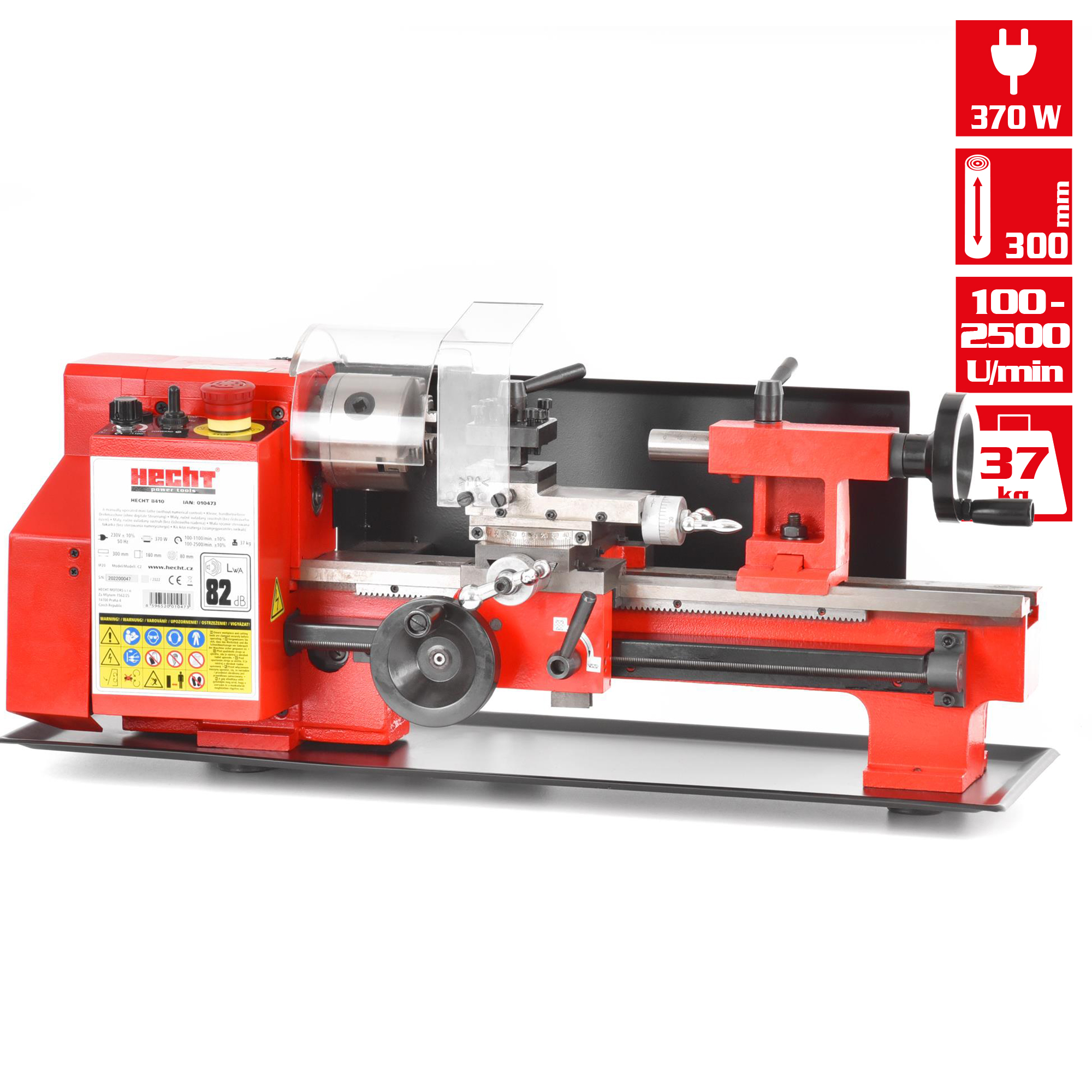 HECHT 8410 Mini Drehbank mit vielen Vorteilen