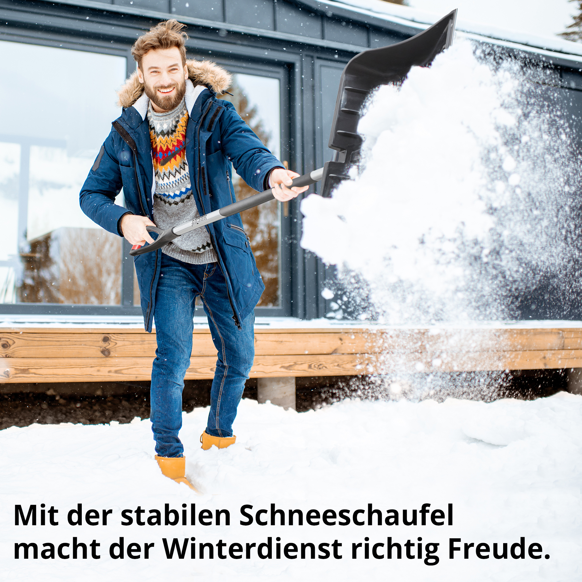 HECHT Schneeschaufel »5400 GT« Stabile Schneeschaufel 
