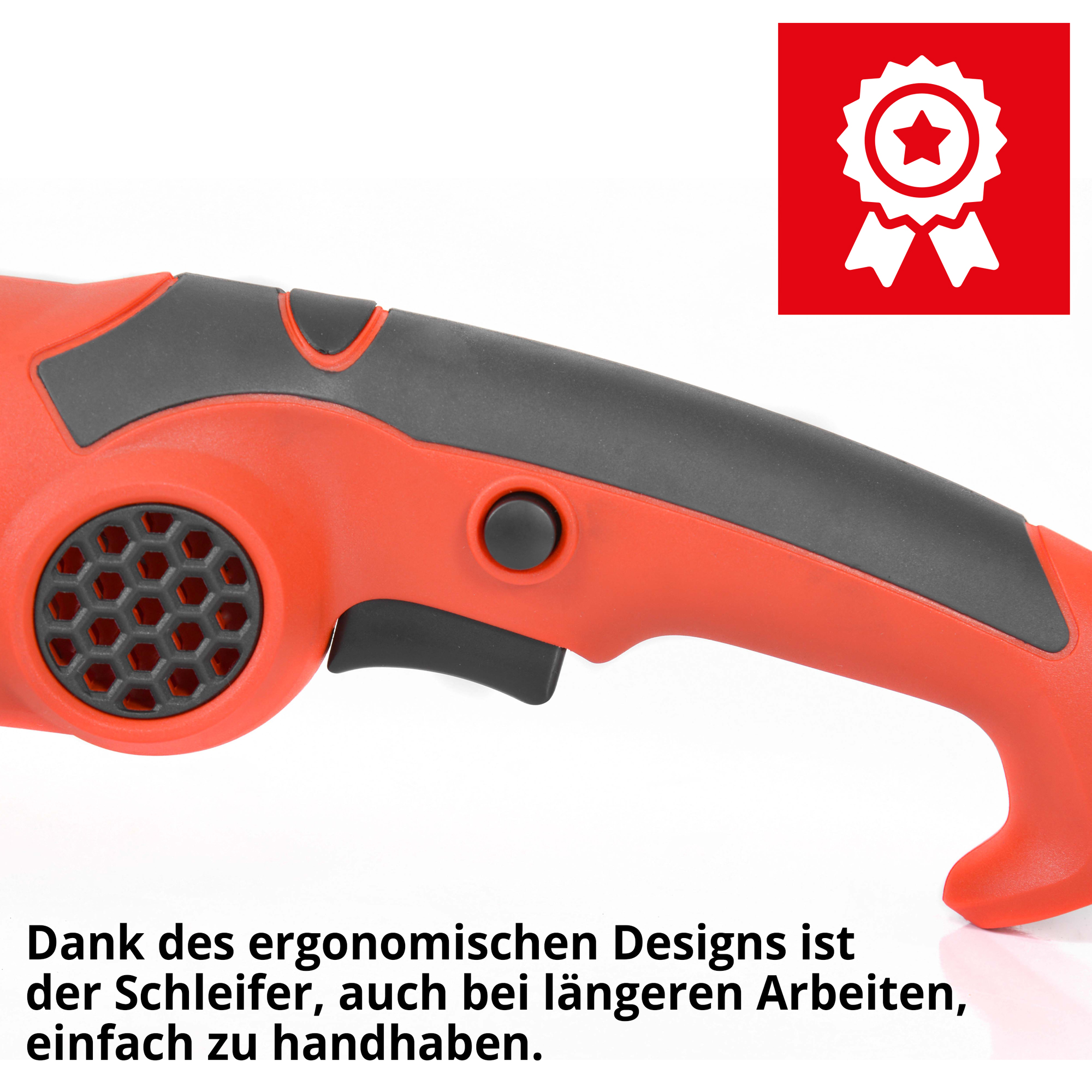 Trennschleifer; Ergonomisches Design für müheloses Arbeiten