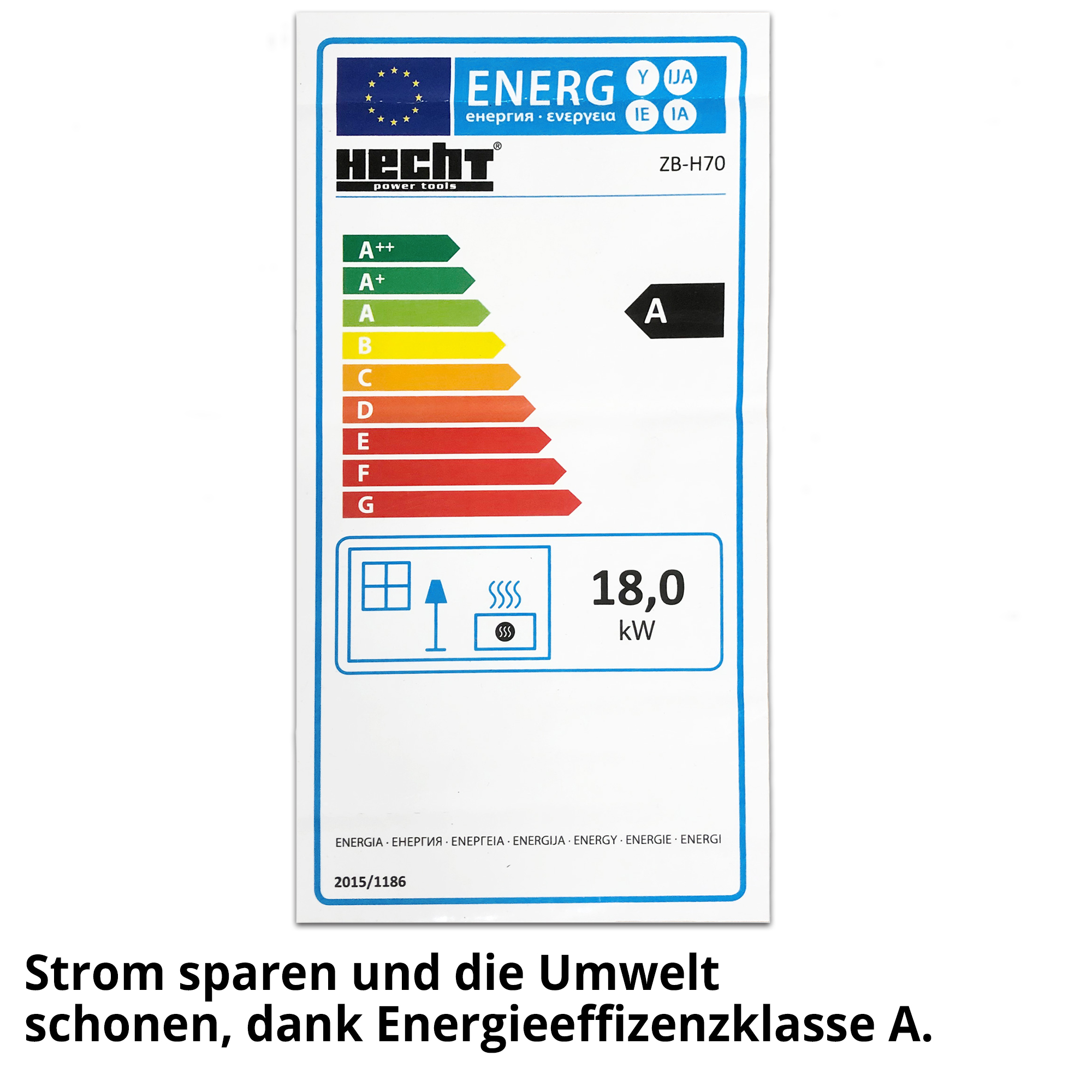 Diesel Heizkanone; Energieeffizienzklasse A