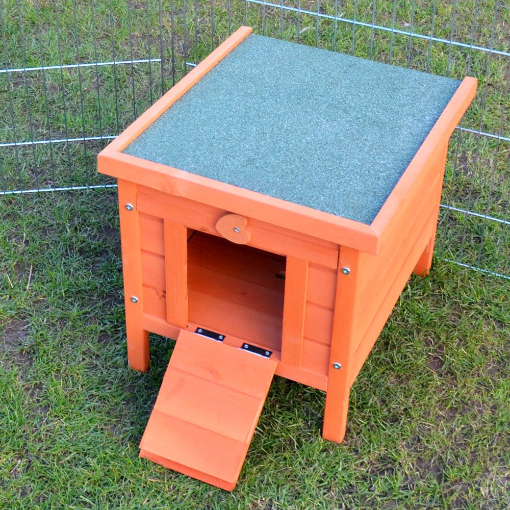 zooprinz Hasenstall Mini Haus Wind- und Wettergeschützter Kleintierstall