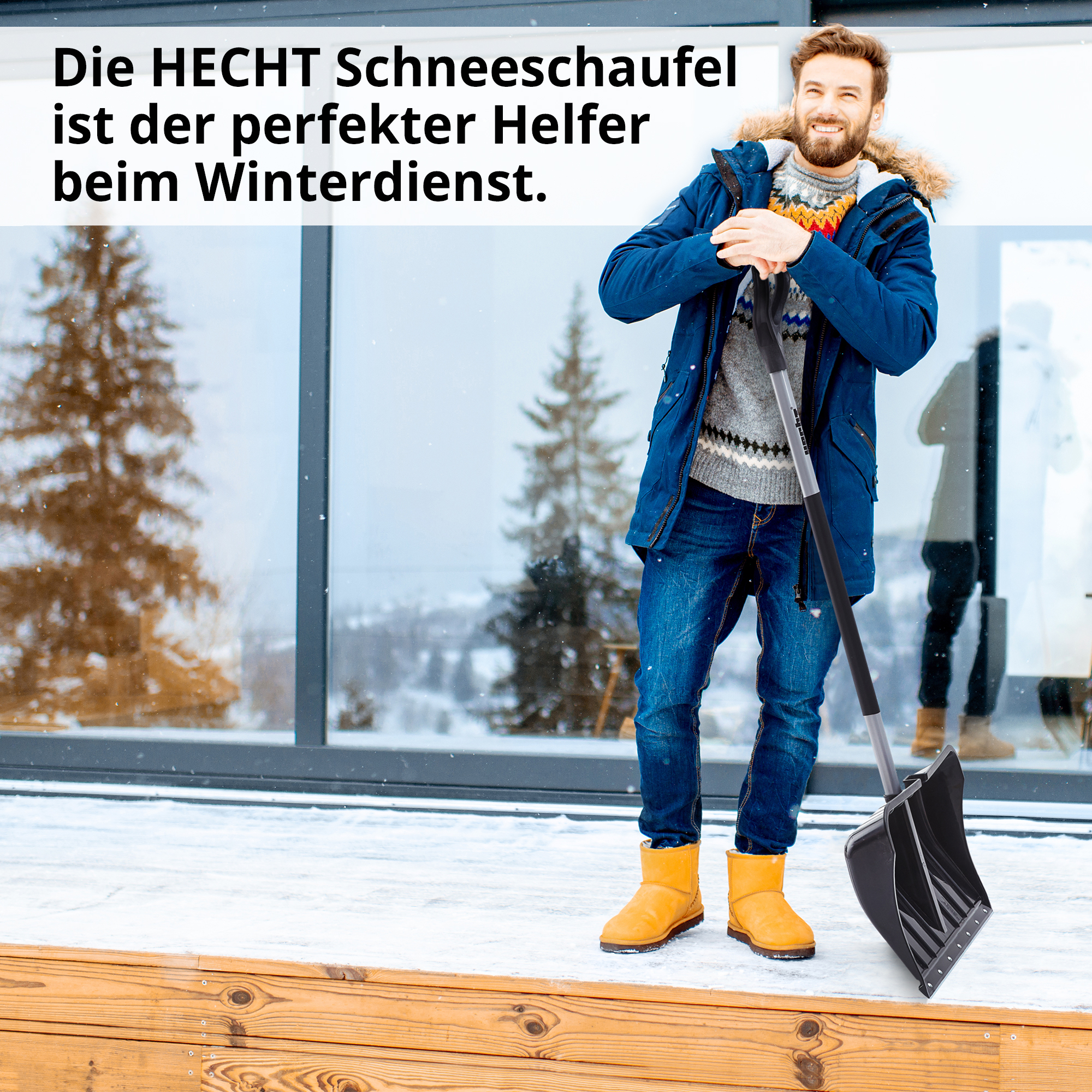 HECHT Schneeschaufel »5400 GT« der perfekte Helfer beim Winerfdienst