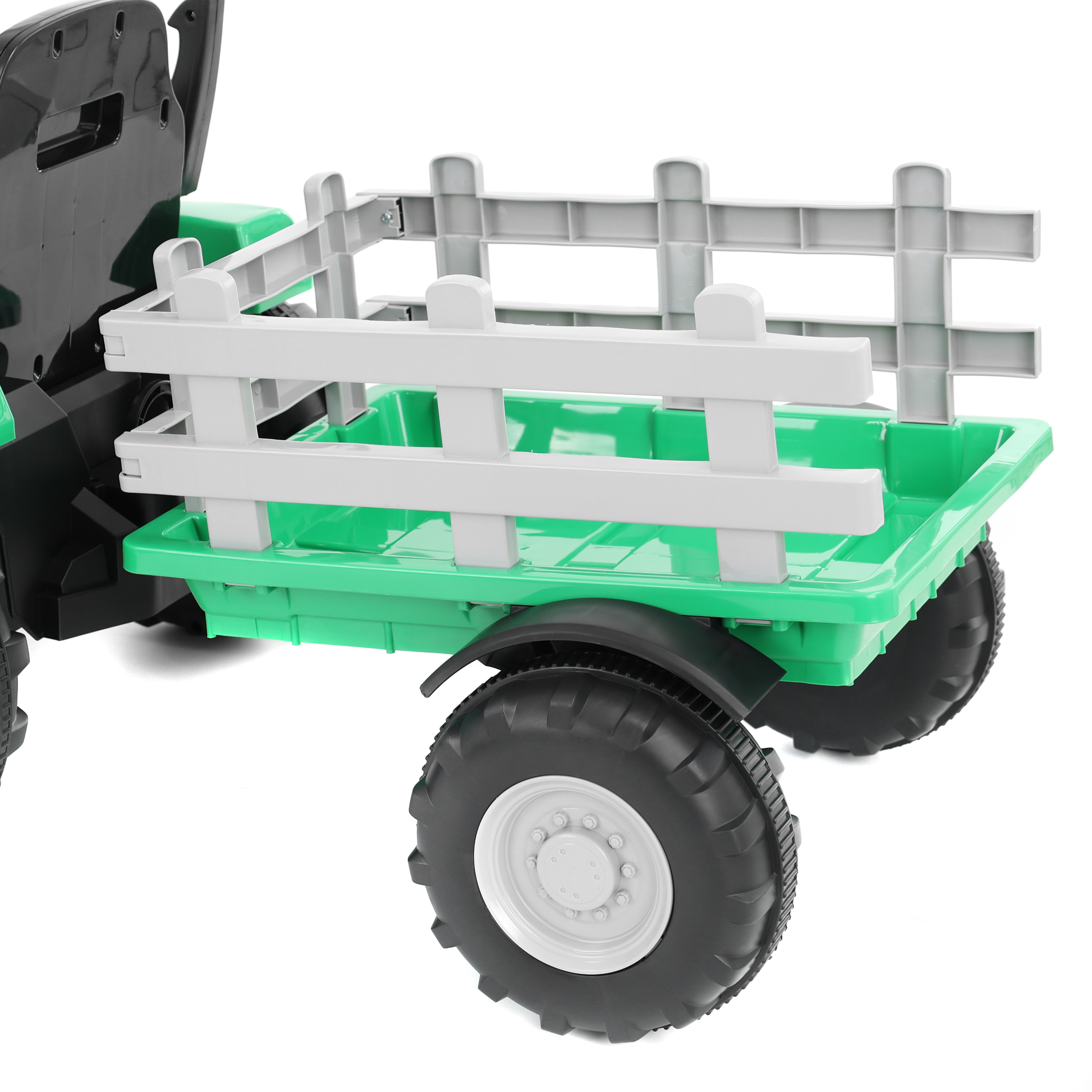 Spielzeugtraktor HECHT 50825 GREEN mit Hupe, Licht und Fahrgeräuschen