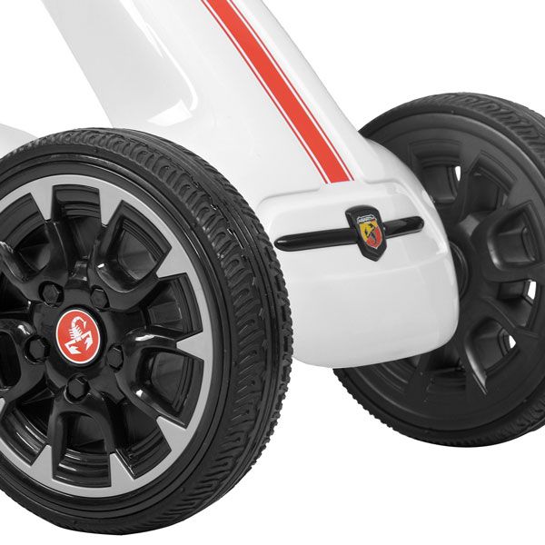 HECHT ABARTH Tretkart White Tretkart mit robusten Rädern