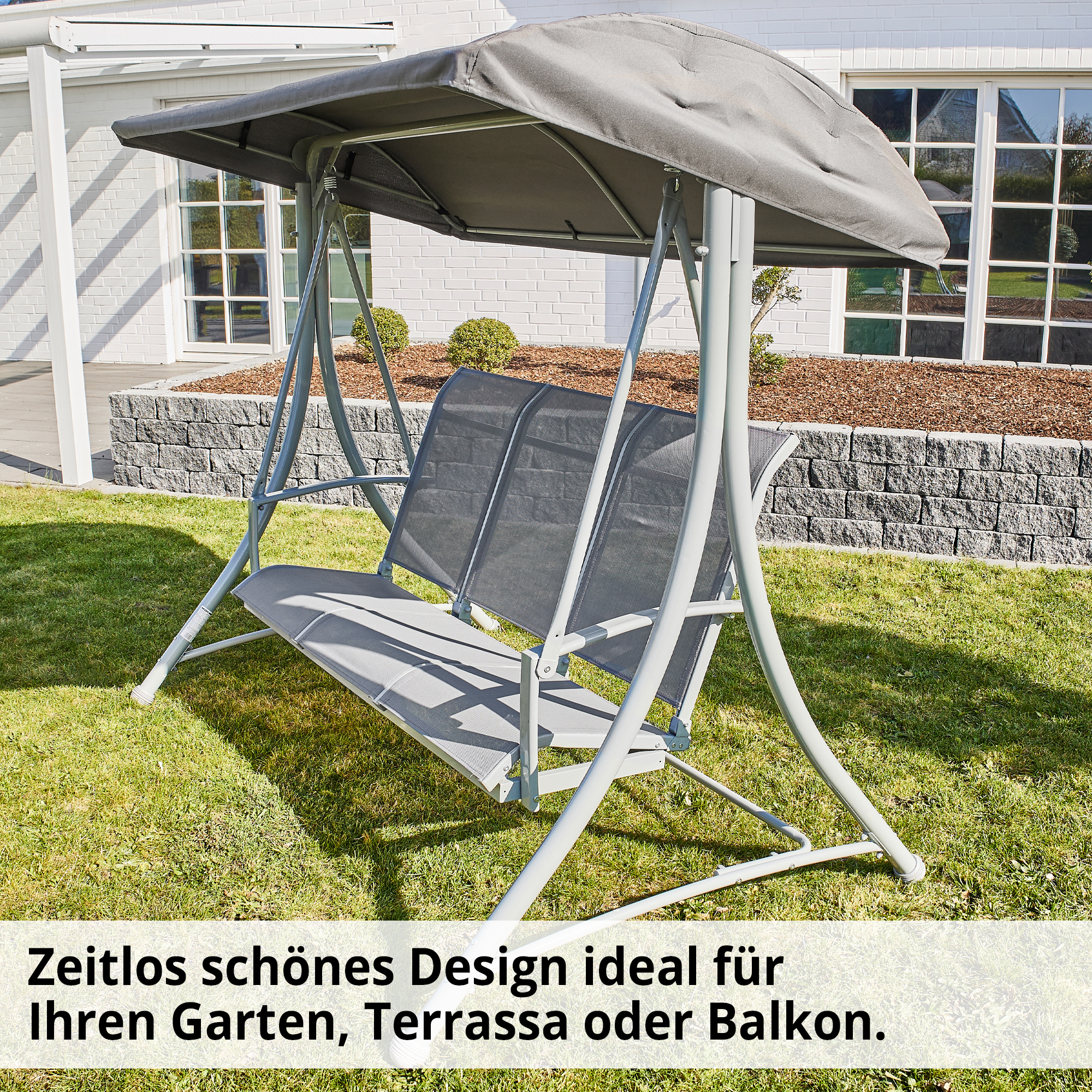 HECHT Hollywoodschaukel »Berlin« Hollywoodschaukel zeitloses und neutrales design 