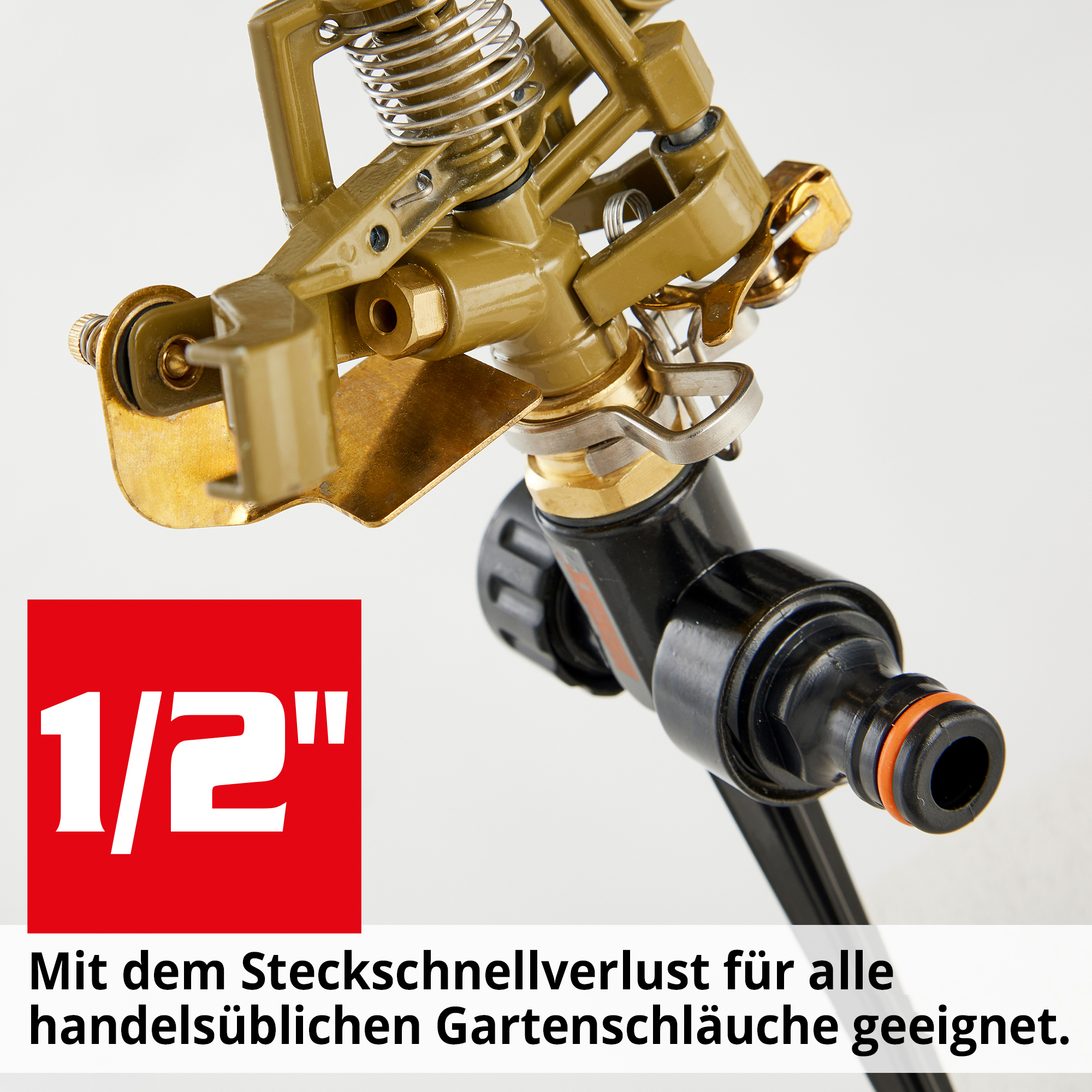 Hecht Impulsregner 0102 Kompatibel mit allen üblichen Gartenschläuchen 