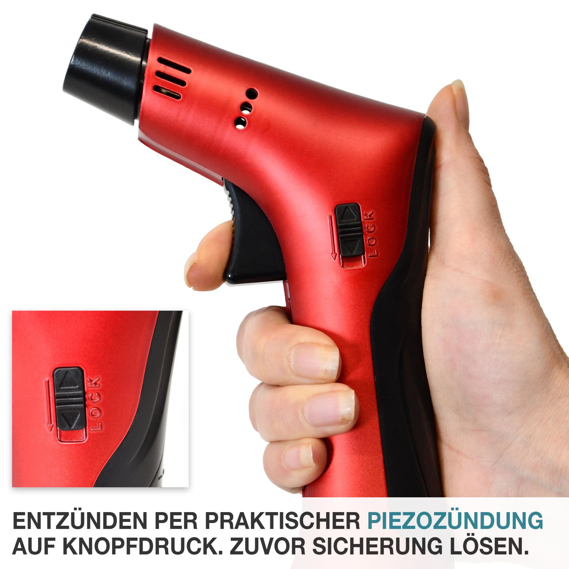 TOM Jetbrenner GB-500; integrierte Piezozündung