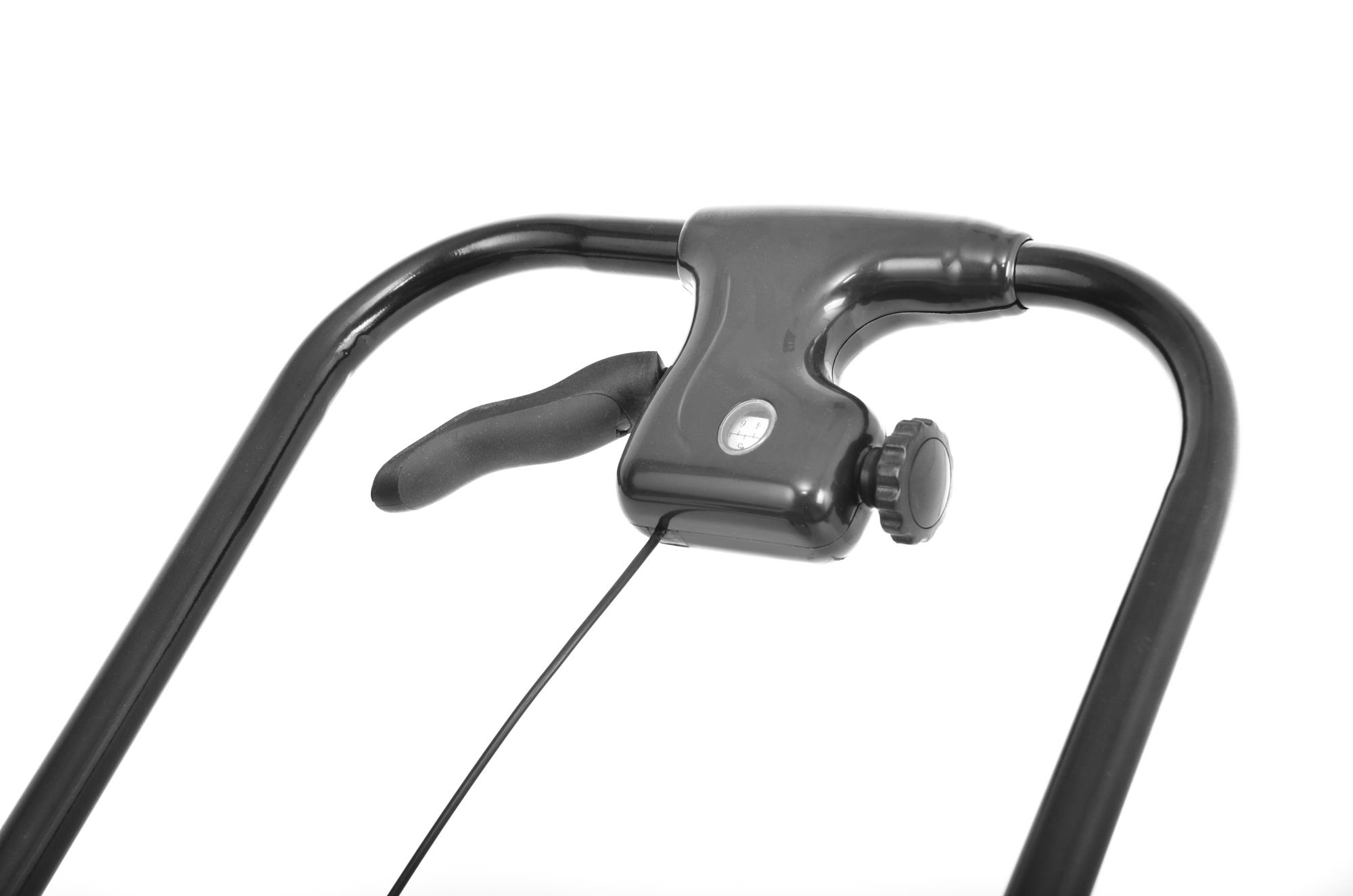 Streugerät mit ergonomischen Führungsholm mit optimalen Bedienelementen 