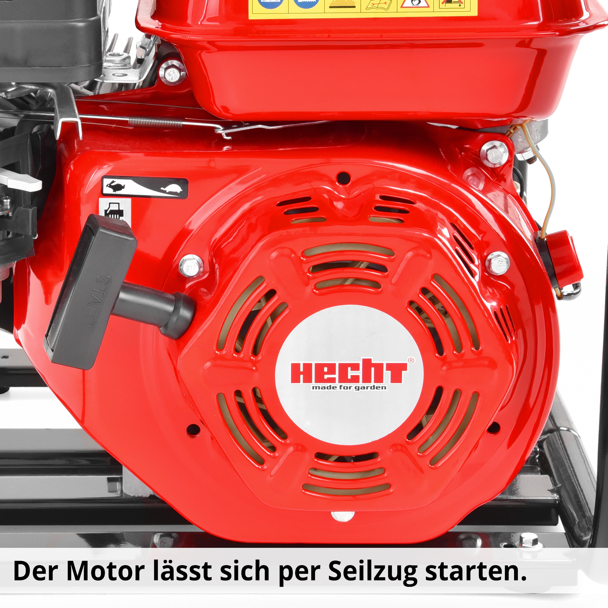 Schmutzwasserpumpe; Motor lässt sich per Seilzug starten