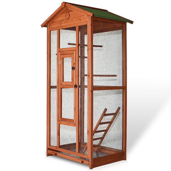 zooprinz Vogelvoliere Modell L  Vogelgehege mit Sitzstangen  zooprinz Vogelvoliere Modell L  Vogelgehege mit Sitzstangen