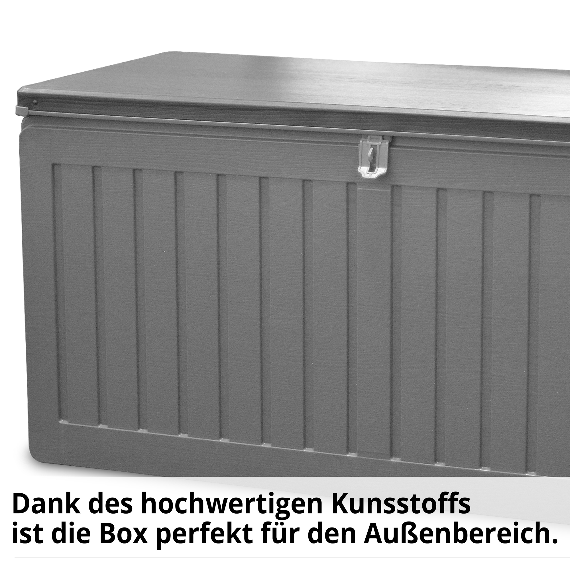 Hecht BOX L ist perfekt für den Außenbereich dank des hochwertigen Kunststoffs