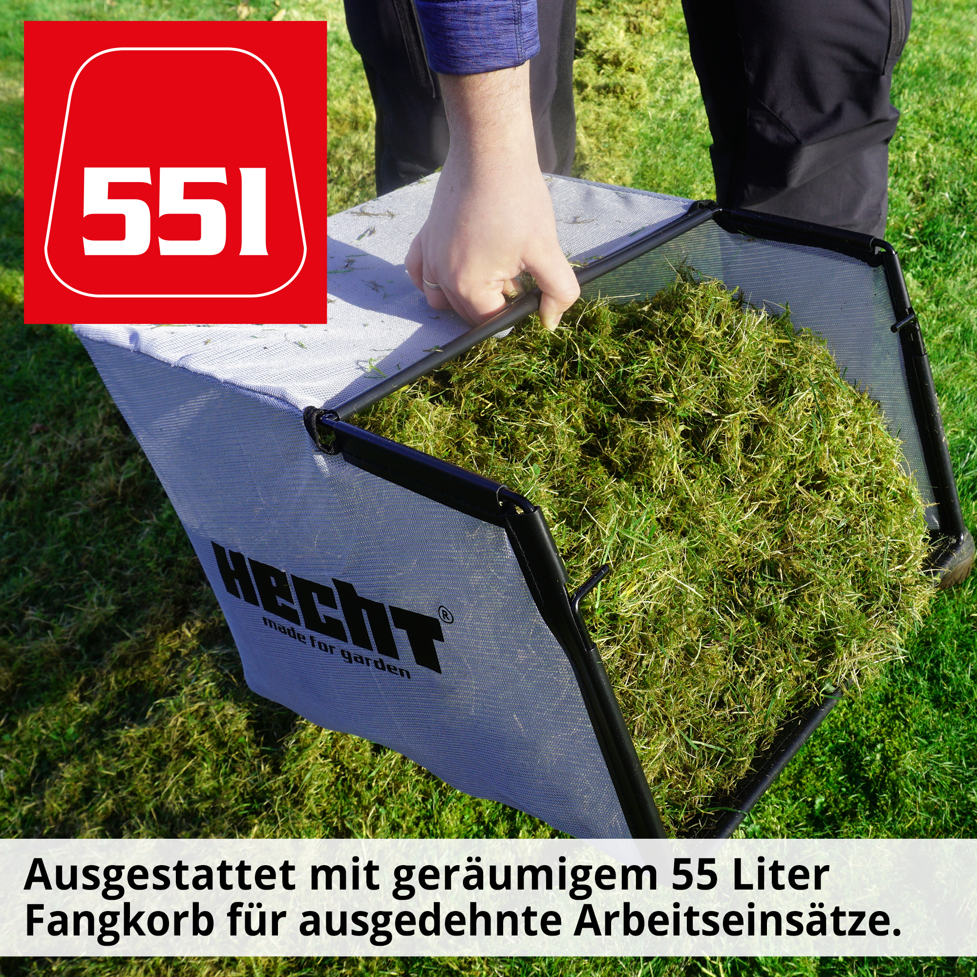 HECHT Elektro Vertikutierer »1848« Vertikutierer mit großem Fangkorb