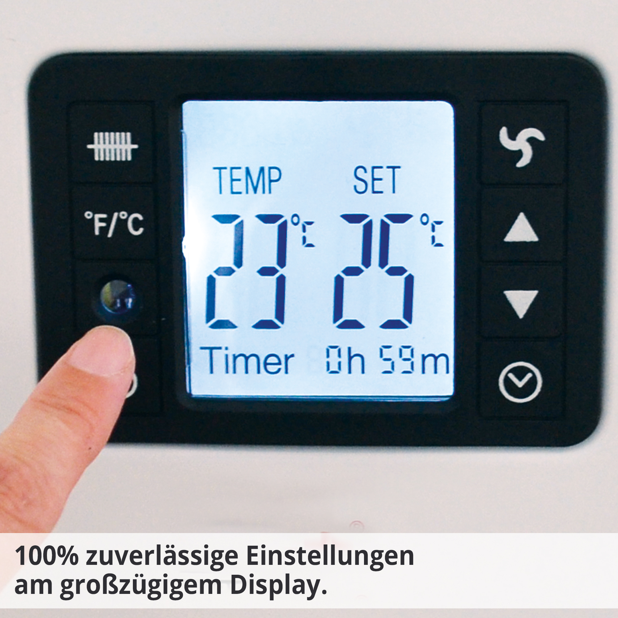 HECHT Elektro Heizung»3623« Elektro Heizung mit Bedienungsdisplay