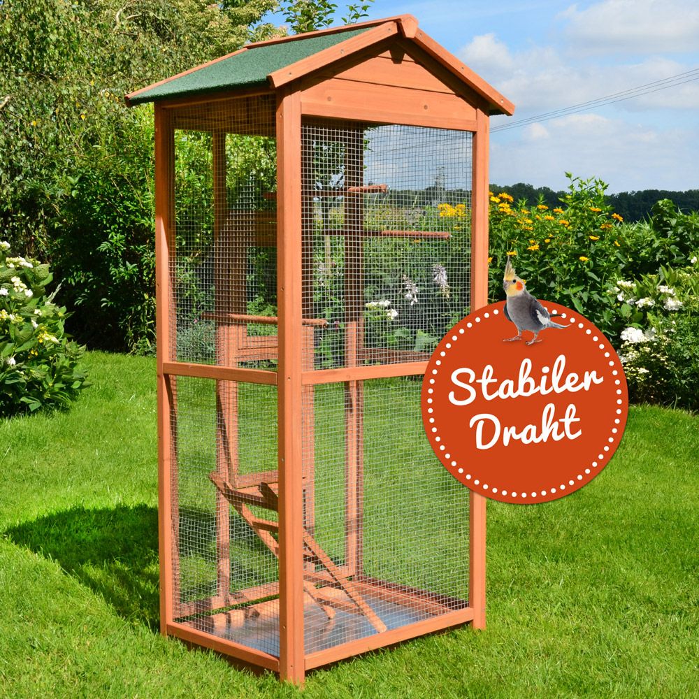 zooprinz Vogelvoliere Modell L Stabiler und Robuster Drahtschutz vor natürlichen Feinden zooprinz Vogelvoliere Modell L Stabiler und Robuster Drahtschutz vor natürlichen Feinden