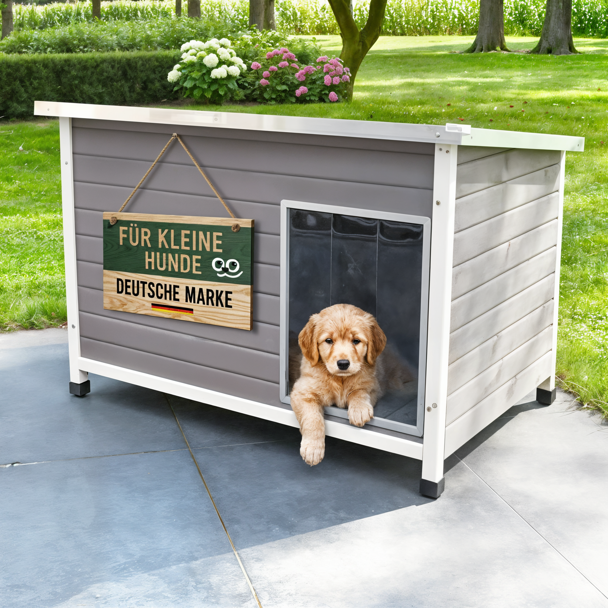 Hundehütte Jacky M für kleine Hunde Hundehütte Jacky M für kleine Hunde