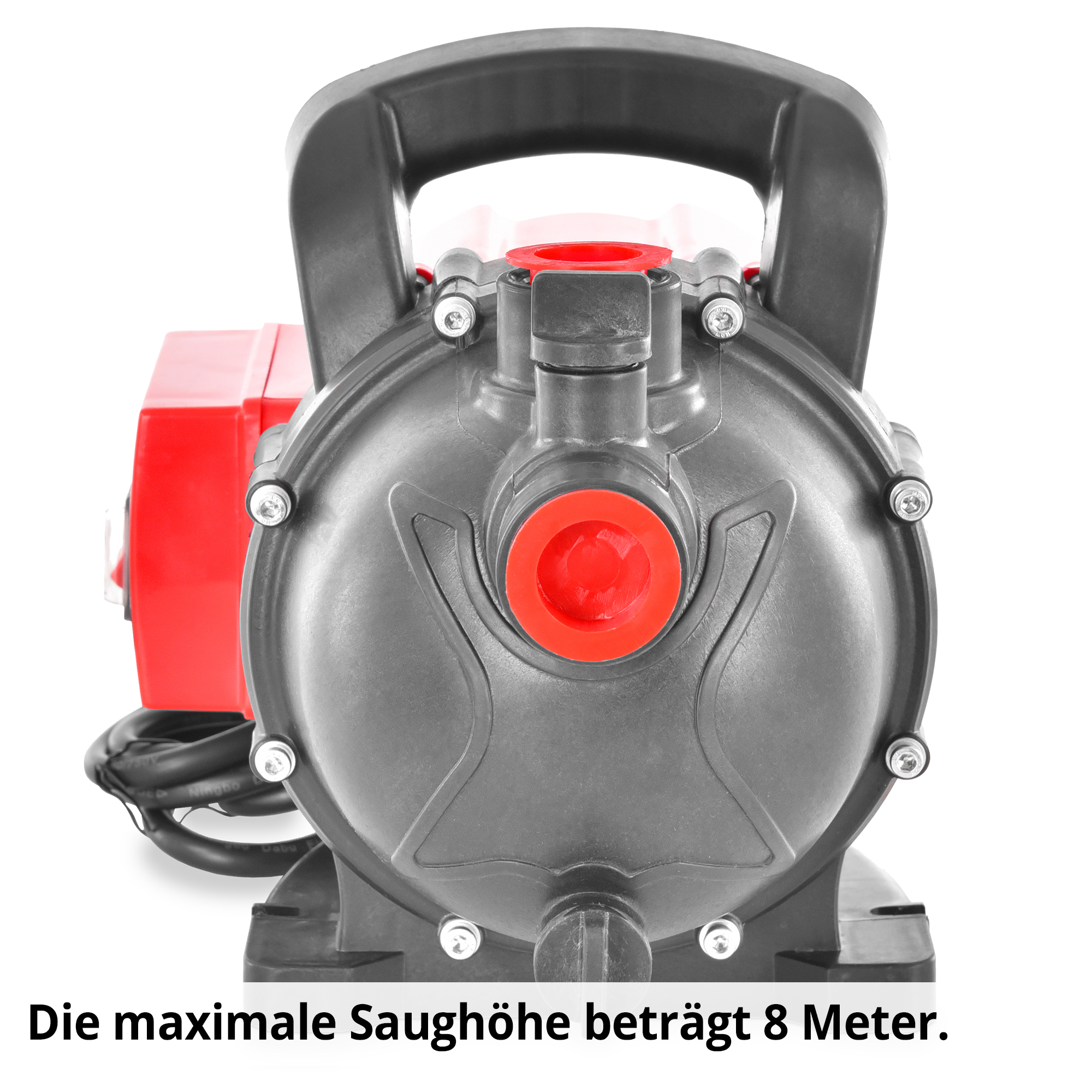 Kreiselpumpe; Maximale Saughöhe von 8 Metern