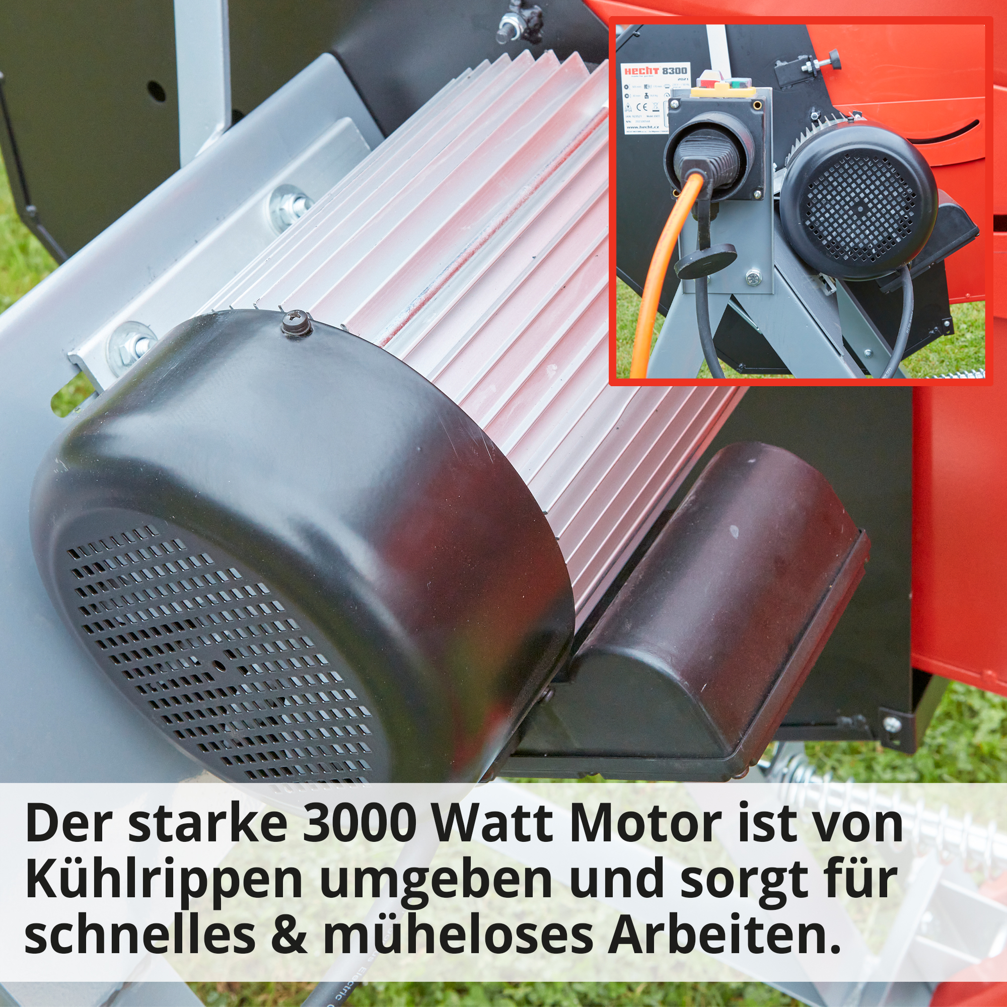 HECHT Elektro Wippkreissäge 8300 Elektro Wippkreissäge starker Motor mit kühlrippen
