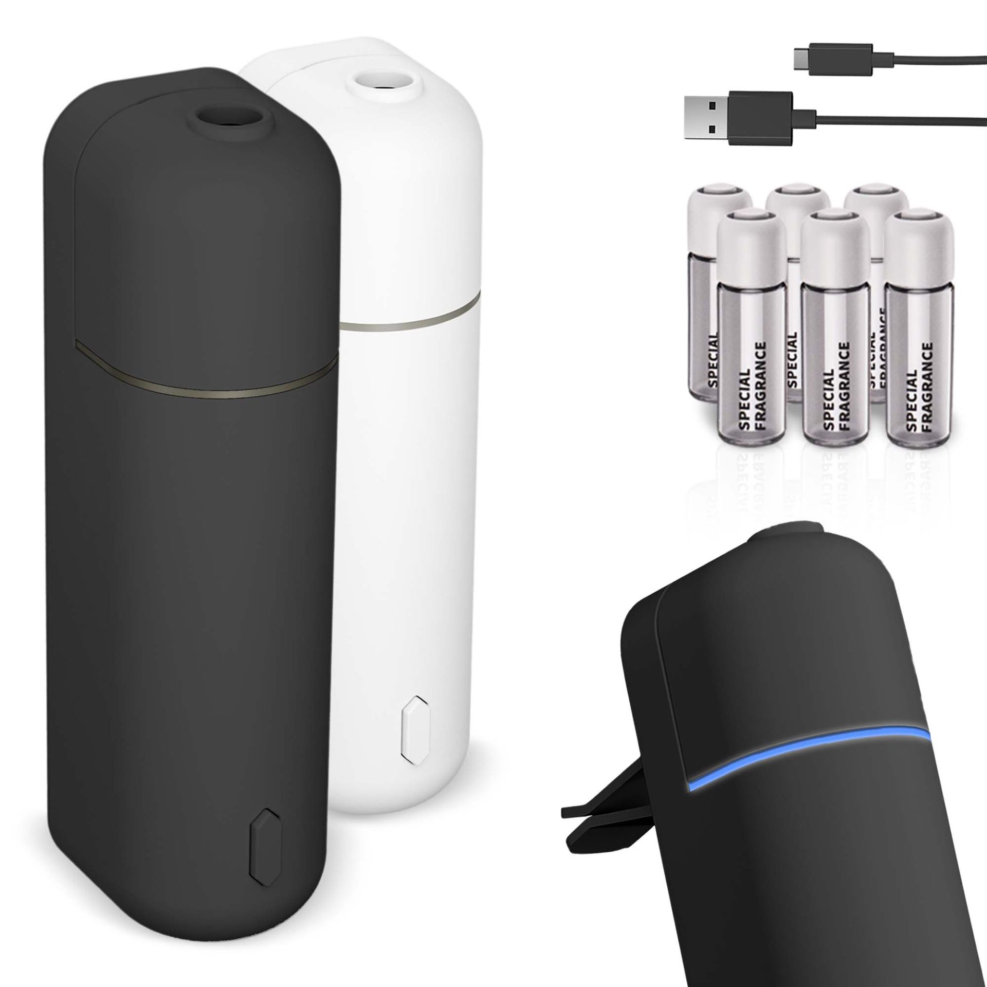 Aromadiffuser schwarz - In verschiedenen Farben erhältlich Aromadiffuser schwarz - In verschiedenen Farben erhältlich