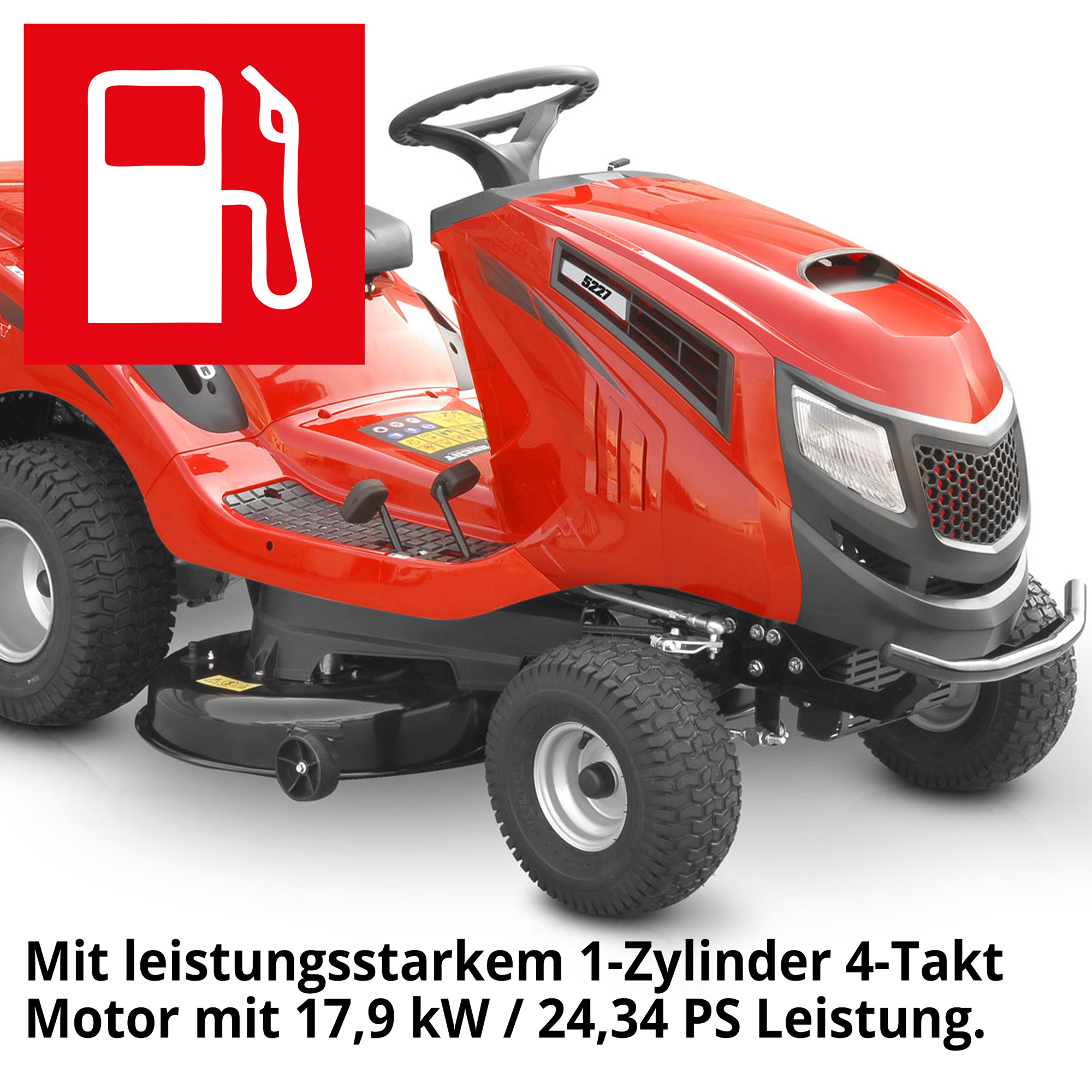 Hecht Rasentraktor Aufsitzmäher 5927 mit 4 Takt Riggs and Stratton Motor und 112 cm schnittbreite  Hecht Rasentraktor Aufsitzmäher 5927 mit 4 Takt Riggs and Stratton Motor und 112 cm schnittbreite