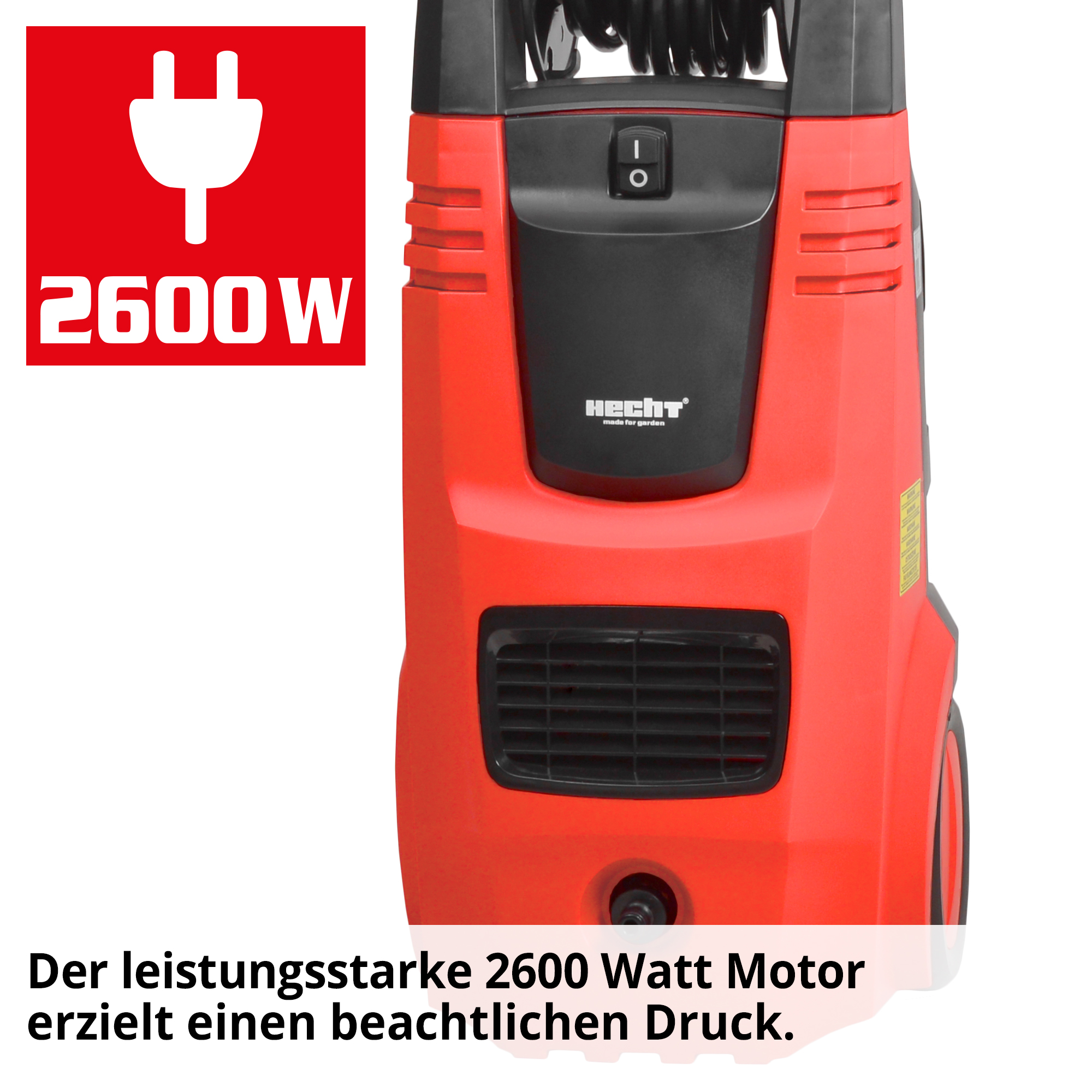 HECHT Elektro Hochdruckreiniger »326« Hochdruckreiniger mit leistungsstarkem Elektro-Motor