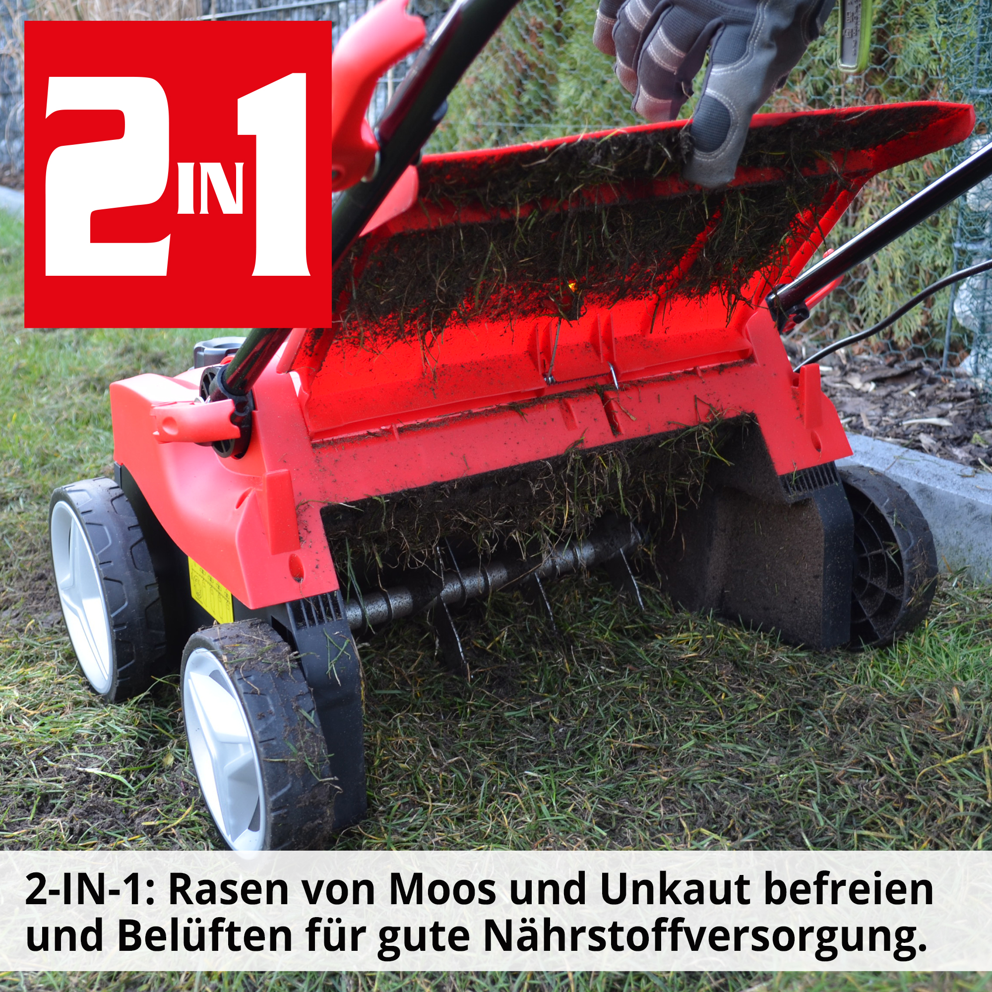 HECHT Elektro Vertikutierer »1999« Elektro Vertikutierer für Moos und Unkraut