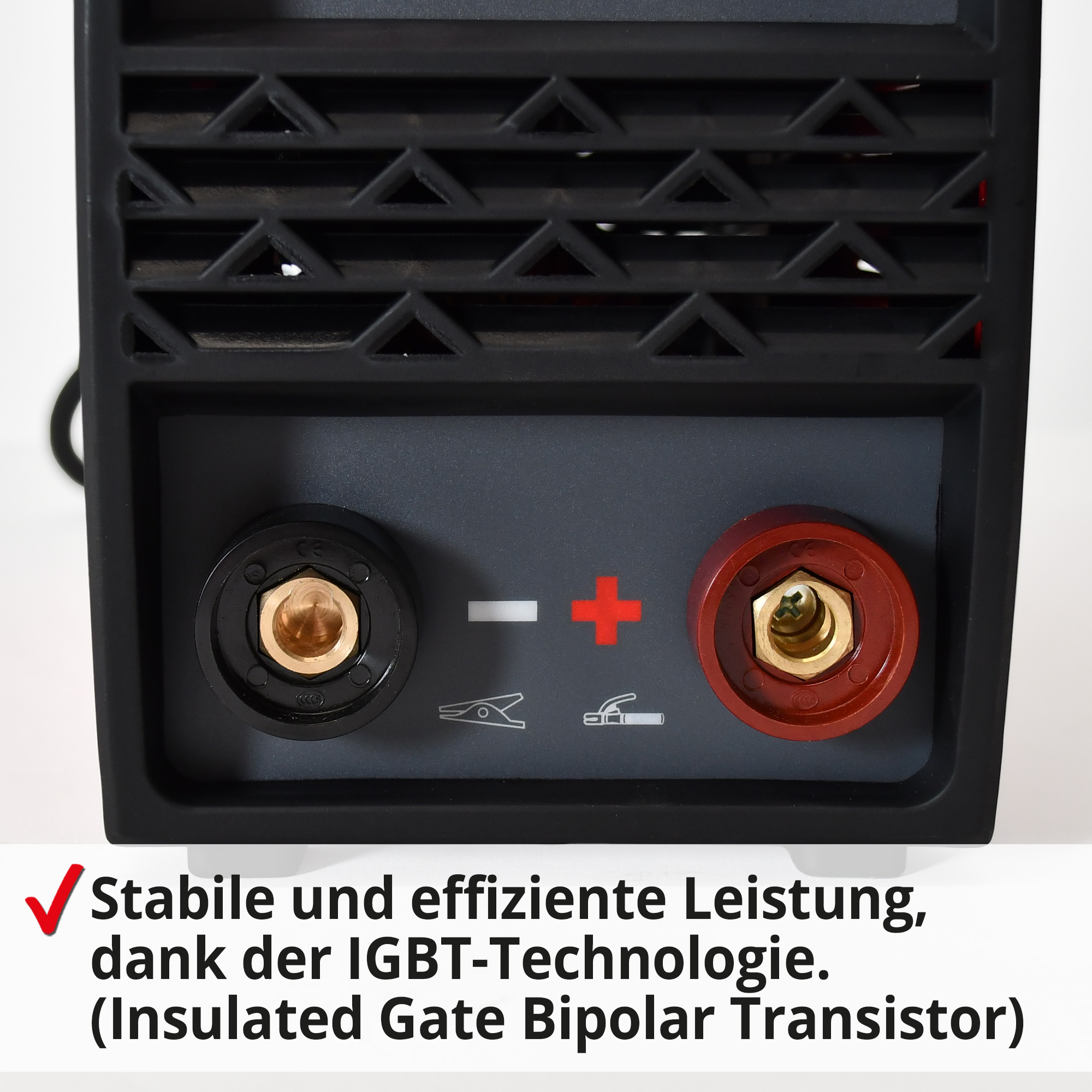 Hecht 1824 MMA Inverter Schweißgerät mit stabiler und effizienter Leistung, dank der IGBT-Technologie