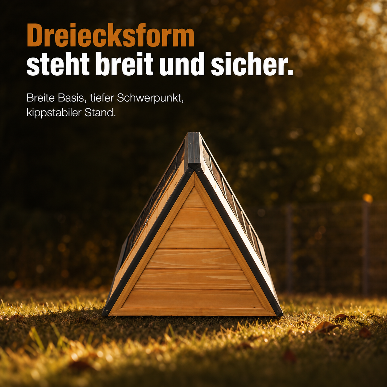 Bauteile Hasenstall: Massives Kiefernholz, Drahtgitter und Metallriegel