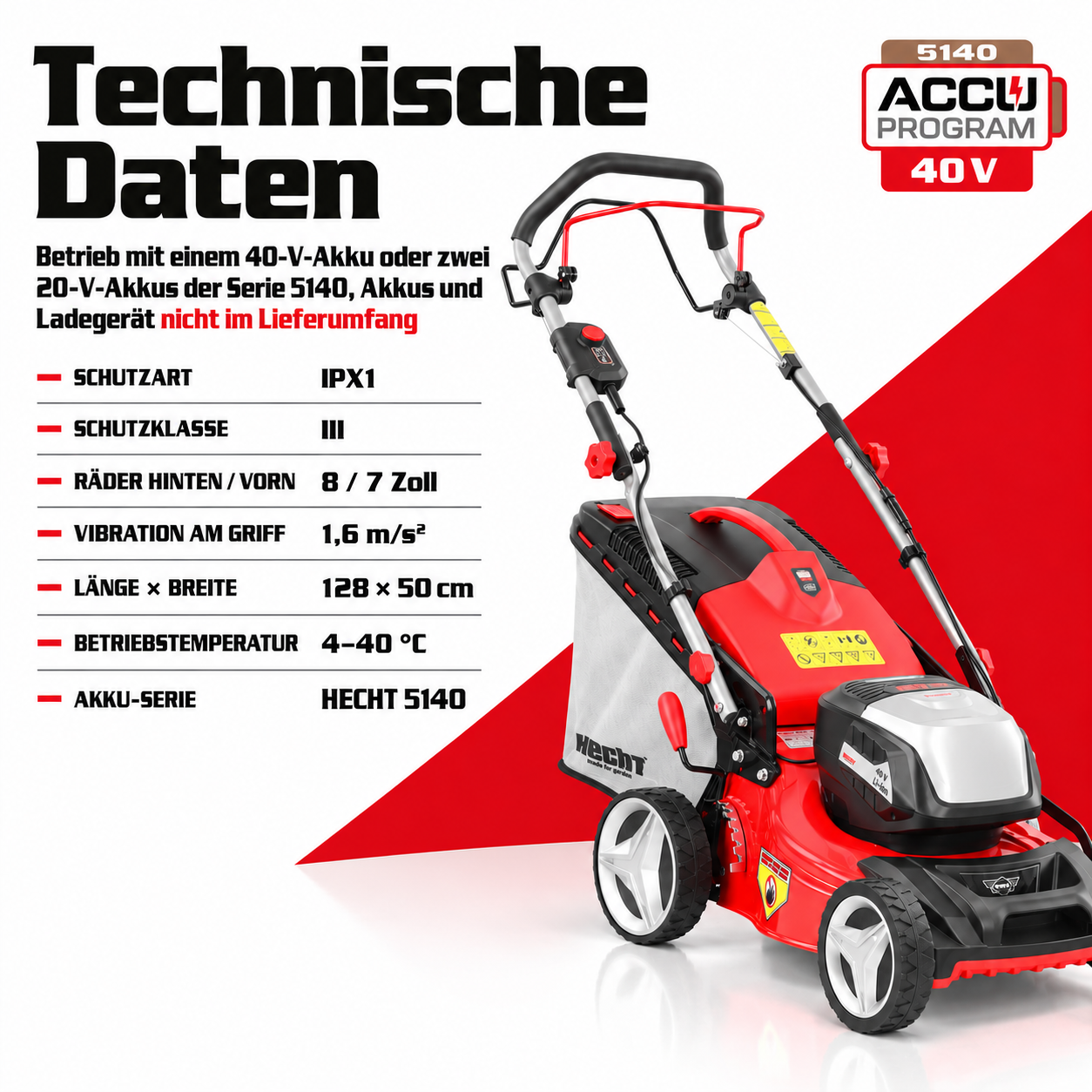 HECHT Akku-Rasenmäher: Alle technischen Daten im praktischen Überblick (Dieses Bild wurde mit Hilfe von KI generiert.)