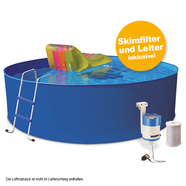 BlueSea Pool; Inklusive Skimfilter und Leiter BlueSea Pool; Inklusive Skimfilter und Leiter